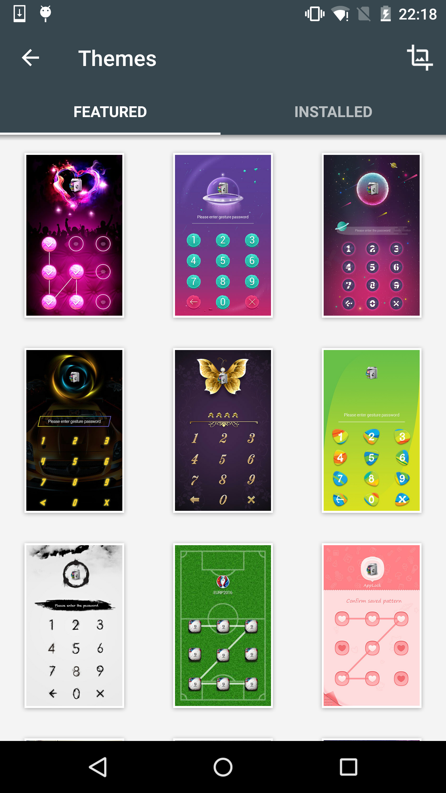 اسکرین شات 3 برنامه AppLock Live Theme Lucky Wheel