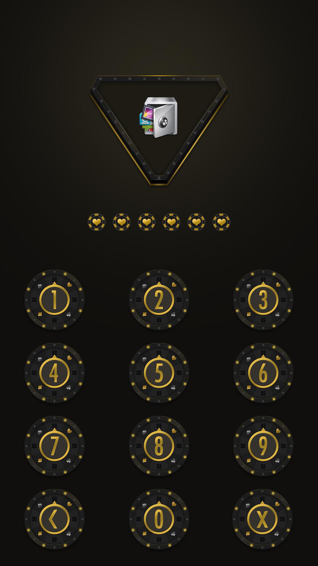 اسکرین شات 2 برنامه AppLock Live Theme Lucky Wheel