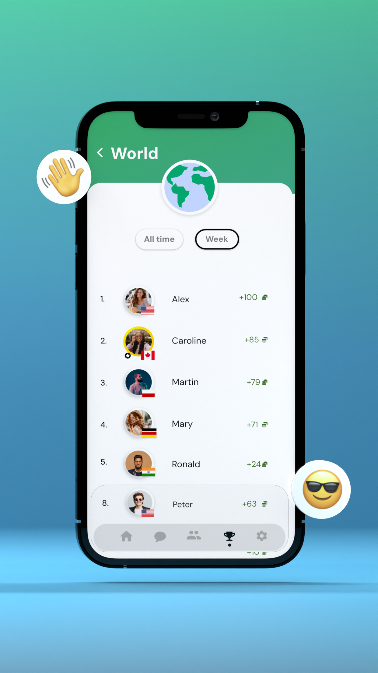 اسکرین شات 8 بازی Mancala Online - Congklak