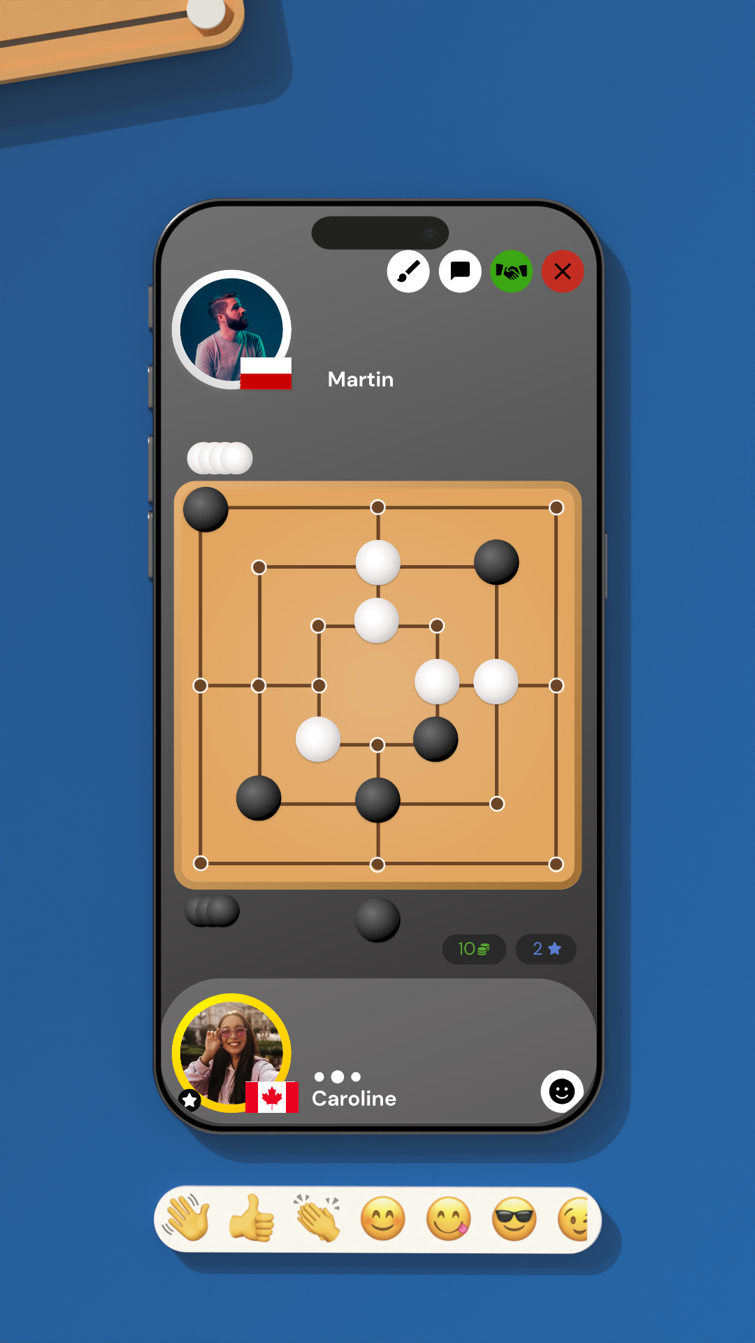 اسکرین شات 2 بازی Mills | Nine Men's Morris