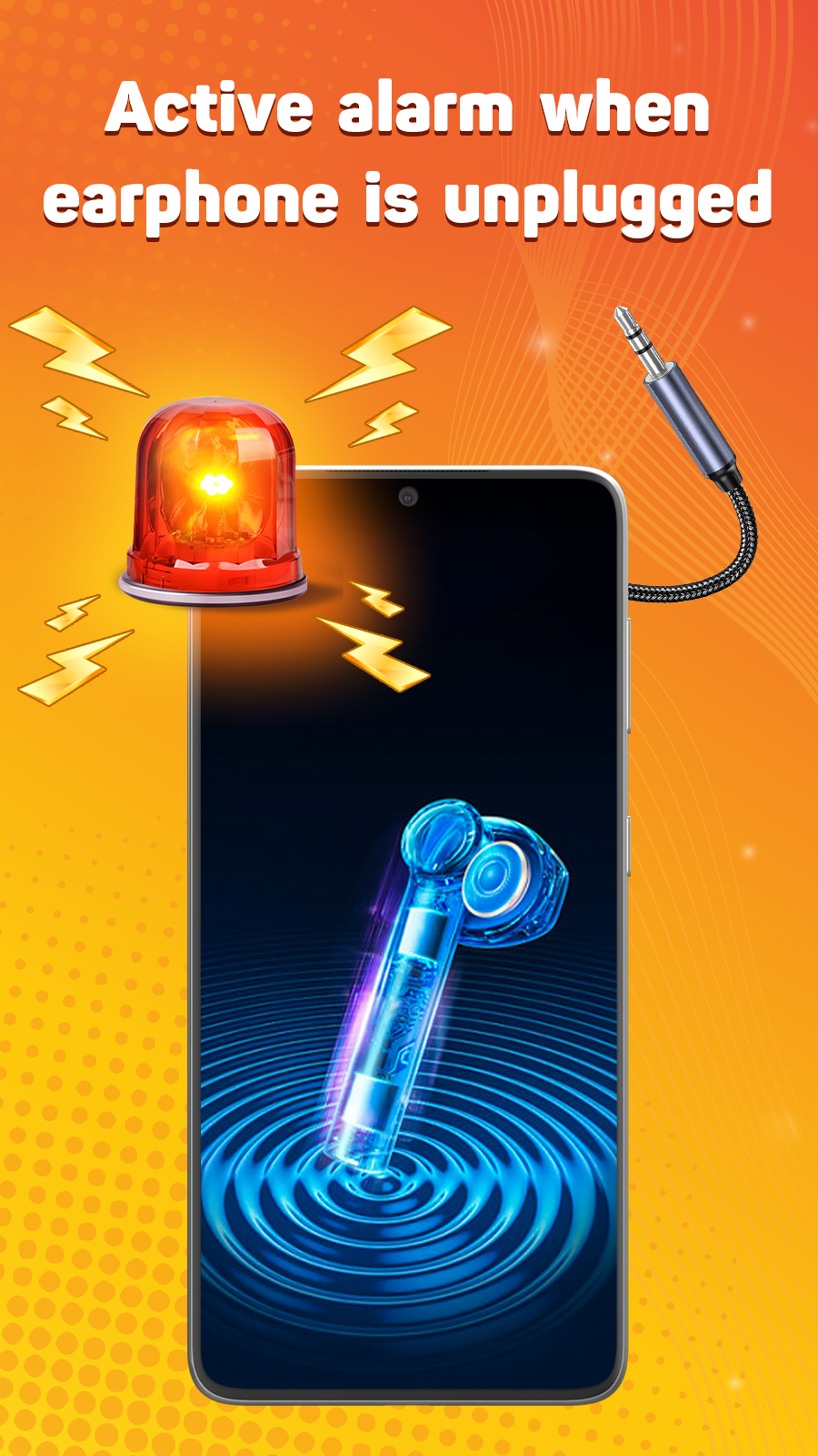 اسکرین شات 6 برنامه Don't touch phone with Alarm