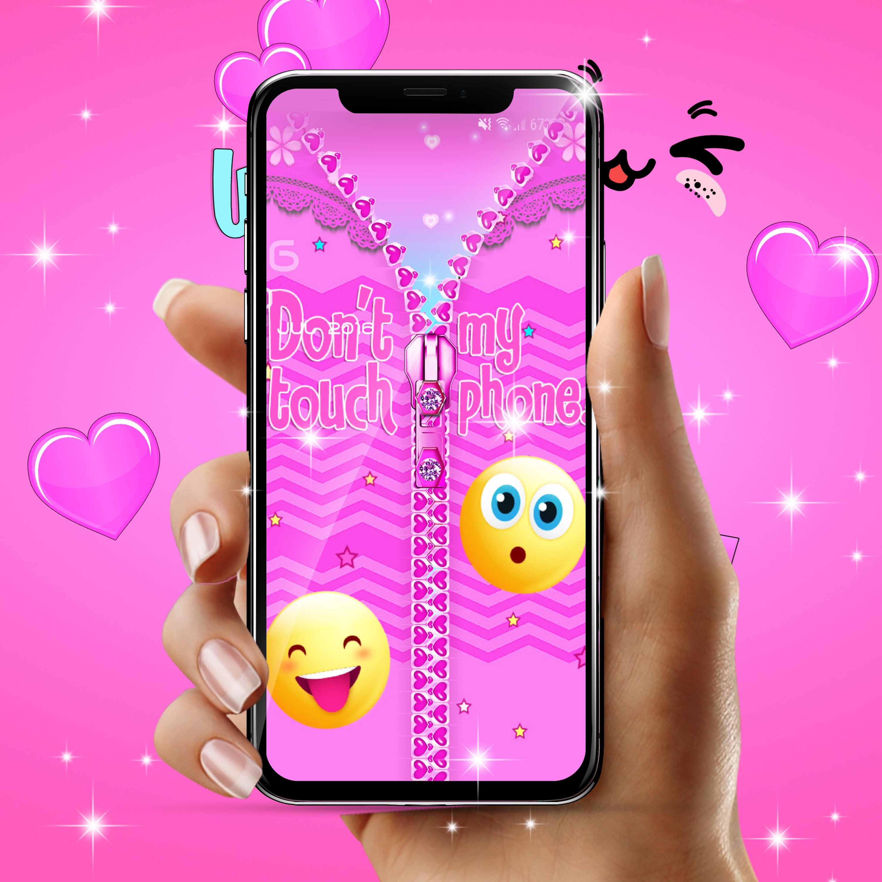 اسکرین شات 1 برنامه Don't touch my phone locker
