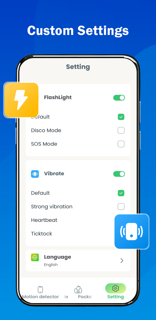 اسکرین شات 5 برنامه Anti Theft - Phone with Alarm