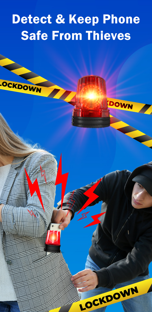 اسکرین شات 1 برنامه Anti Theft - Phone with Alarm