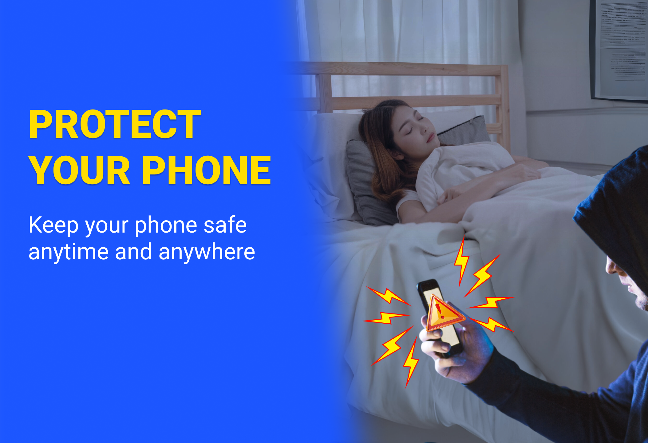 اسکرین شات 2 برنامه Anti Theft Phone Alarm
