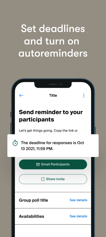 اسکرین شات 7 برنامه Doodle - Easy Scheduling