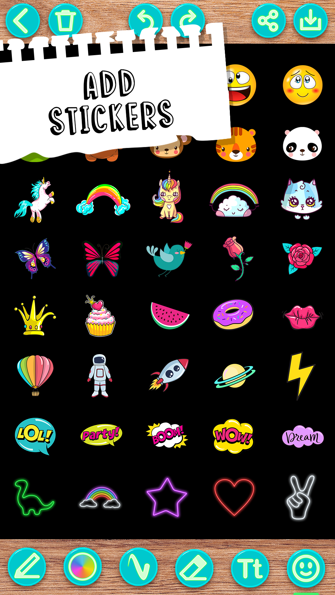 اسکرین شات 4 بازی Doodle Draw: Kids Drawing Game