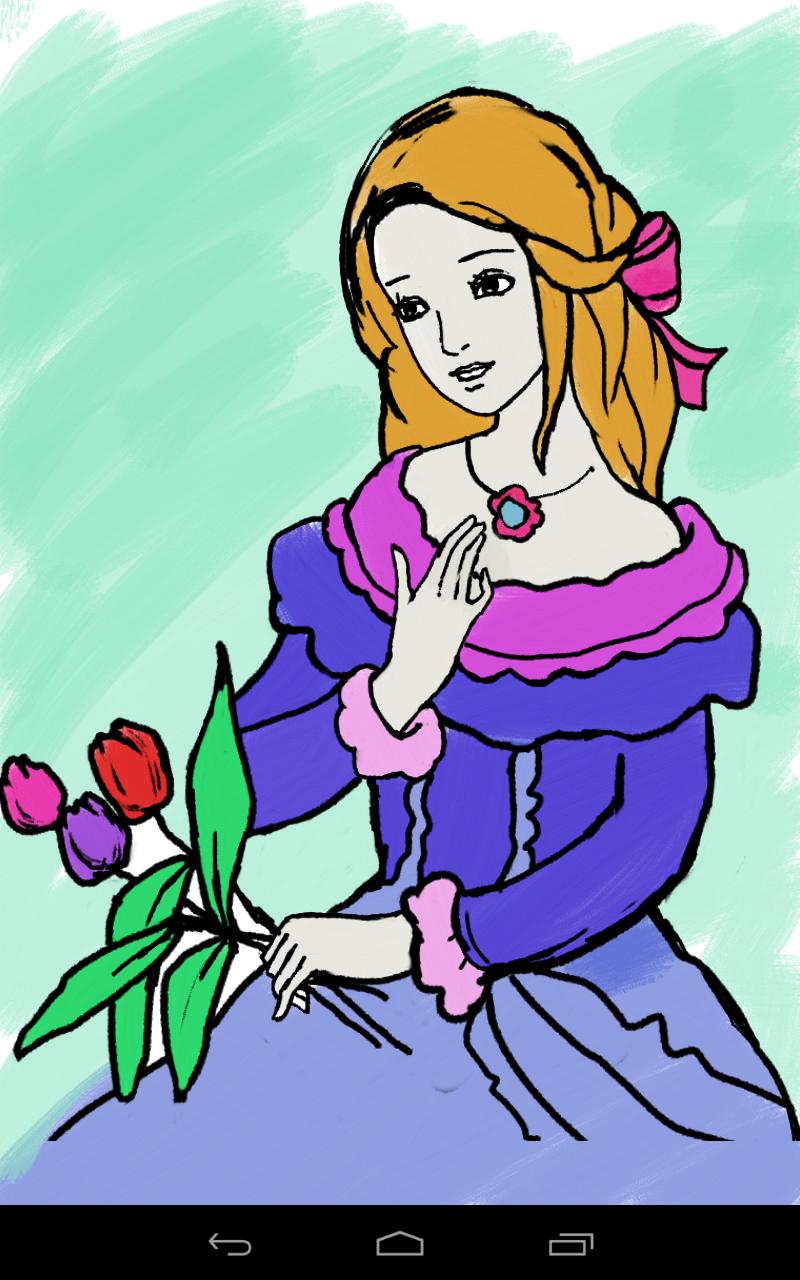 اسکرین شات 5 بازی Princess Coloring Book