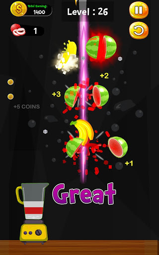 اسکرین شات 2 بازی Crazy Juice Fruit Master: Fruit Slasher Ninja Game