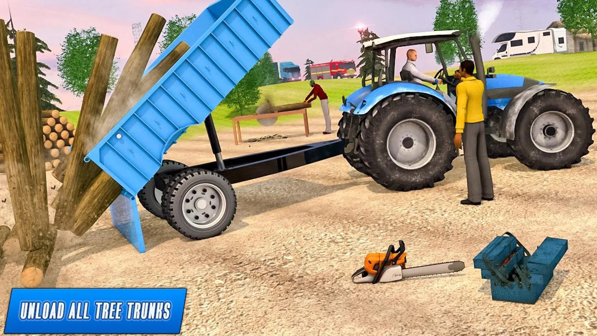 اسکرین شات 6 بازی Tractor trolley :Tractor Games