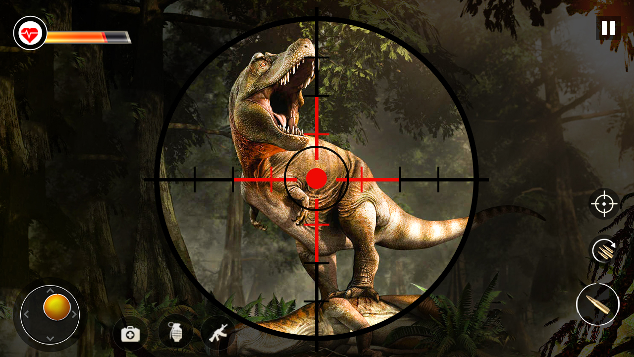 اسکرین شات 4 برنامه Dino Hunter 3D - Hunting Games