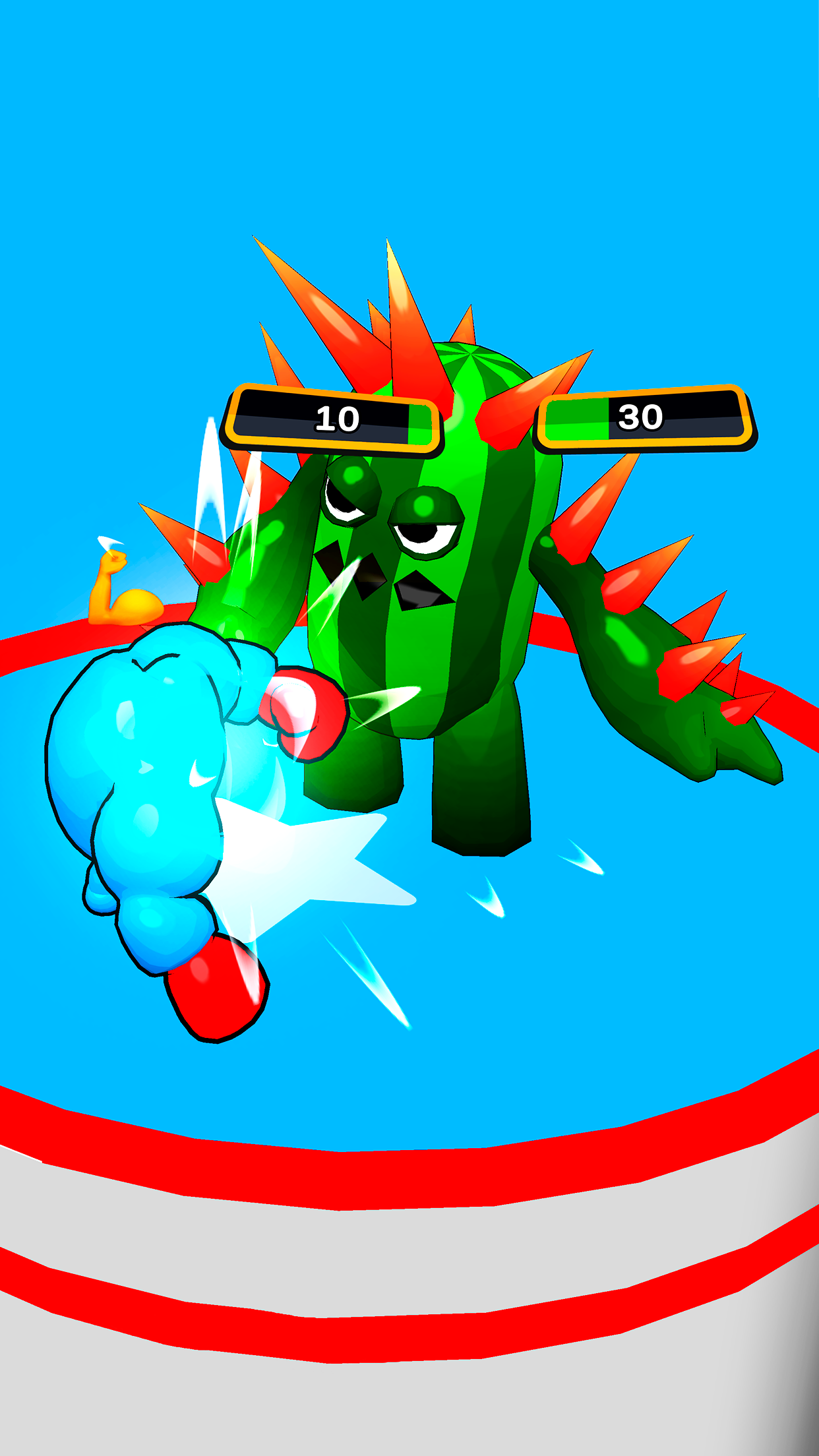 اسکرین شات 4 بازی Punchy Race: Run & Fight Game