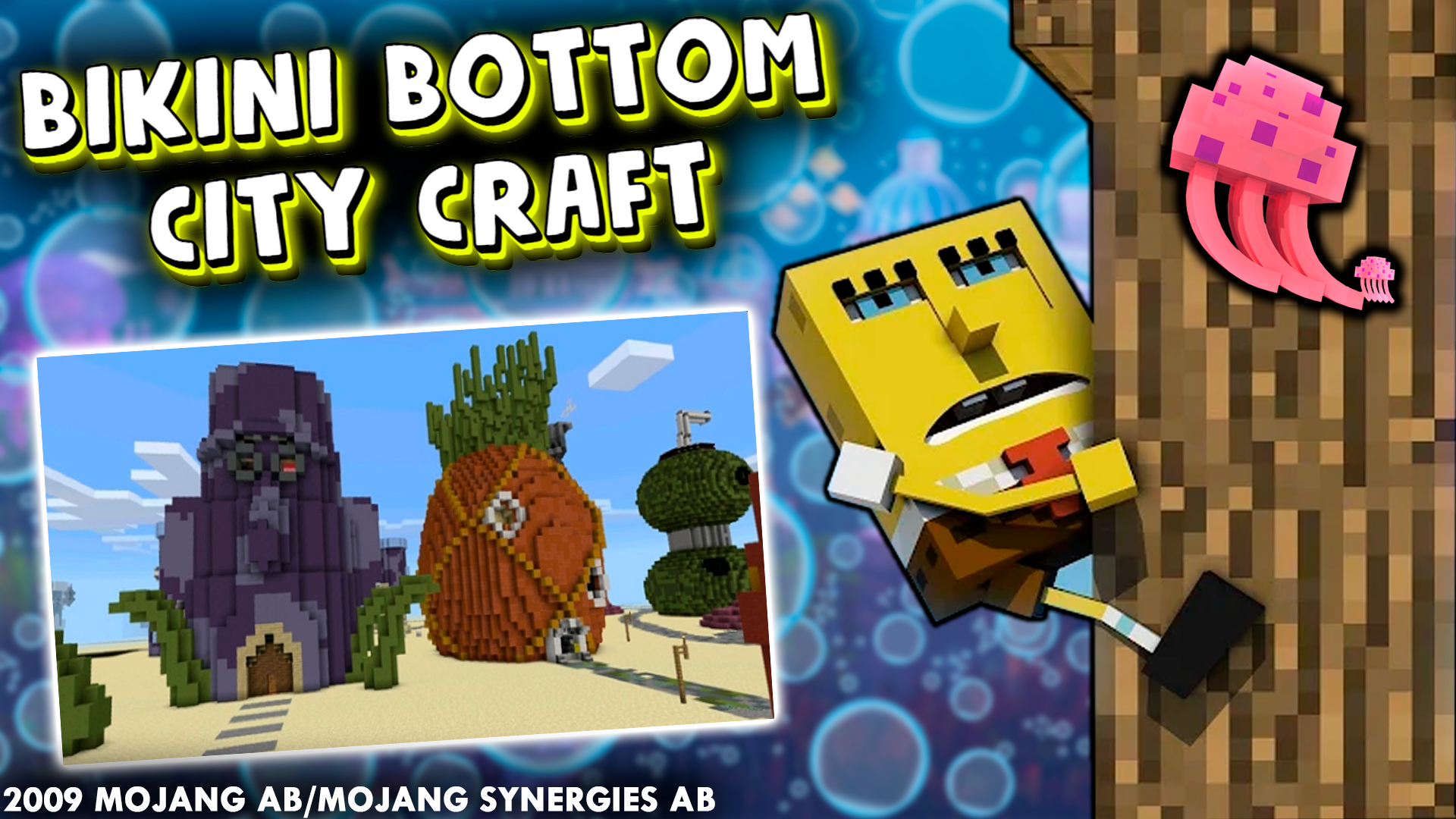 اسکرین شات 1 بازی Bikini Bottom City Craft Map