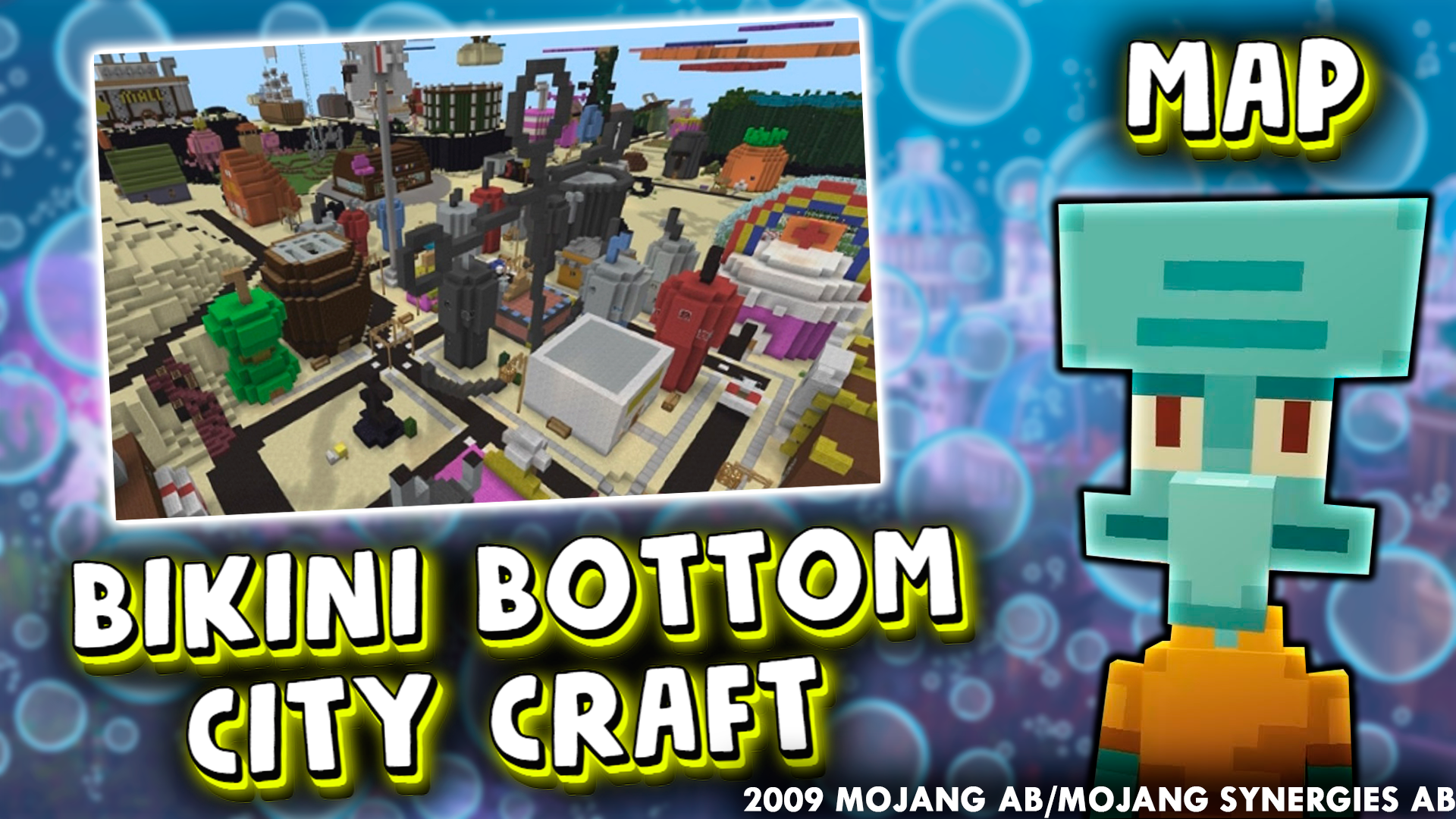 اسکرین شات 4 بازی Bikini Bottom City Craft Map