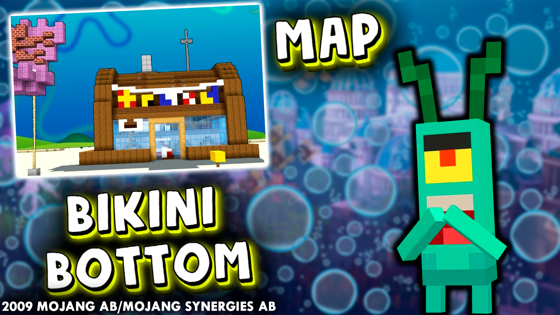 اسکرین شات 3 بازی Bikini Bottom City Craft Map