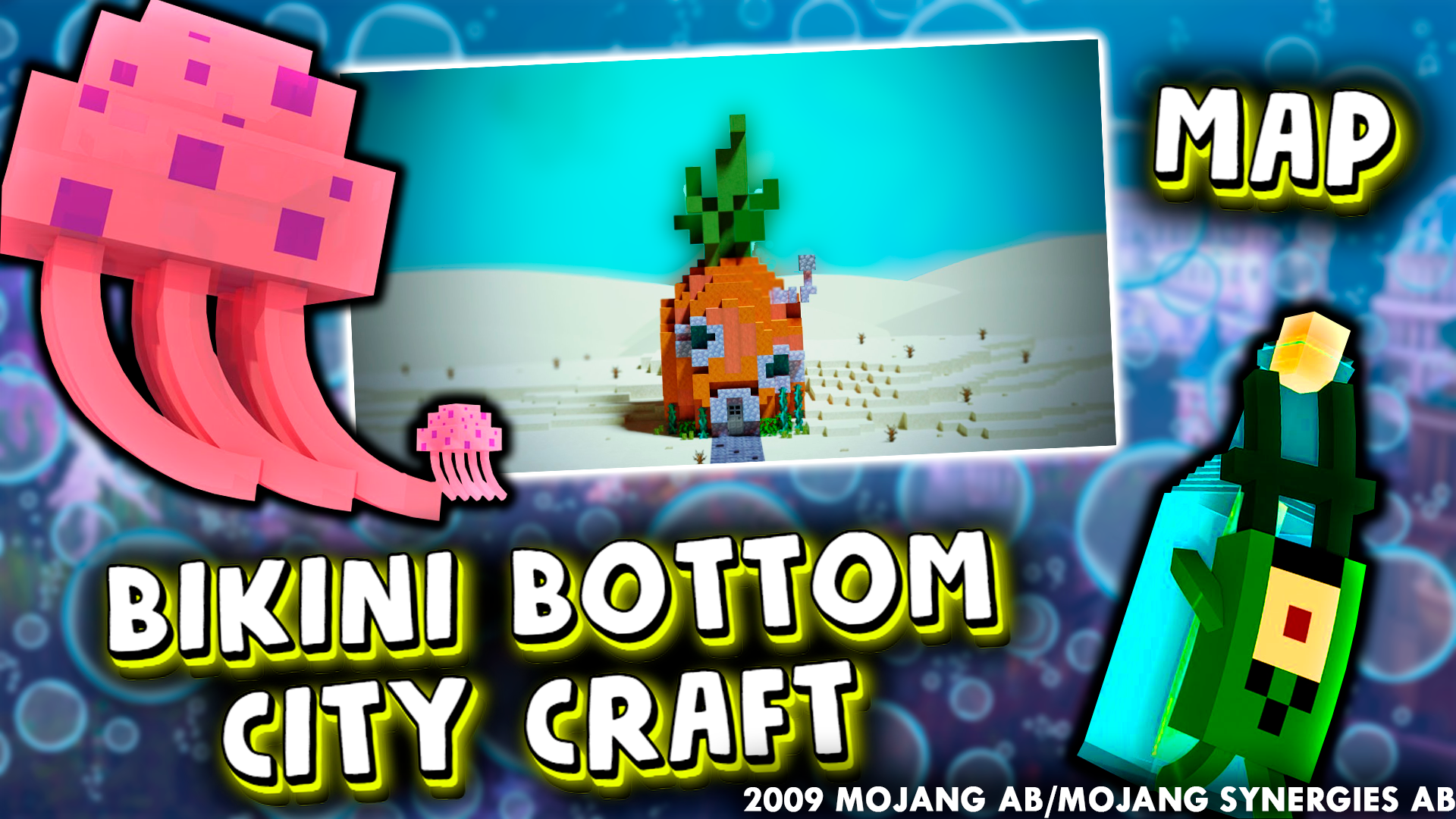اسکرین شات 5 بازی Bikini Bottom City Craft Map