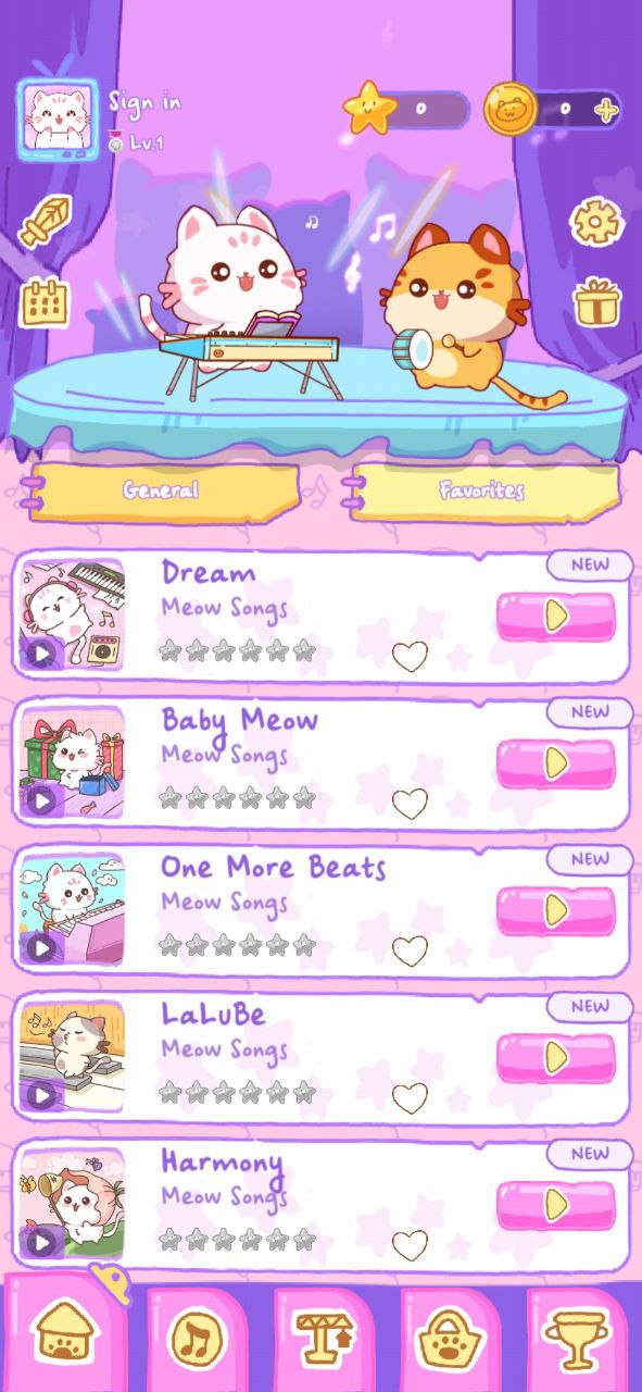 اسکرین شات 2 بازی Magic Cat Tiles - Cute Piano