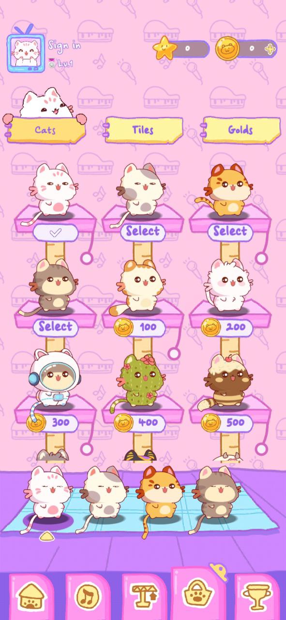 اسکرین شات 5 بازی Cats Tiles: Piano Meow