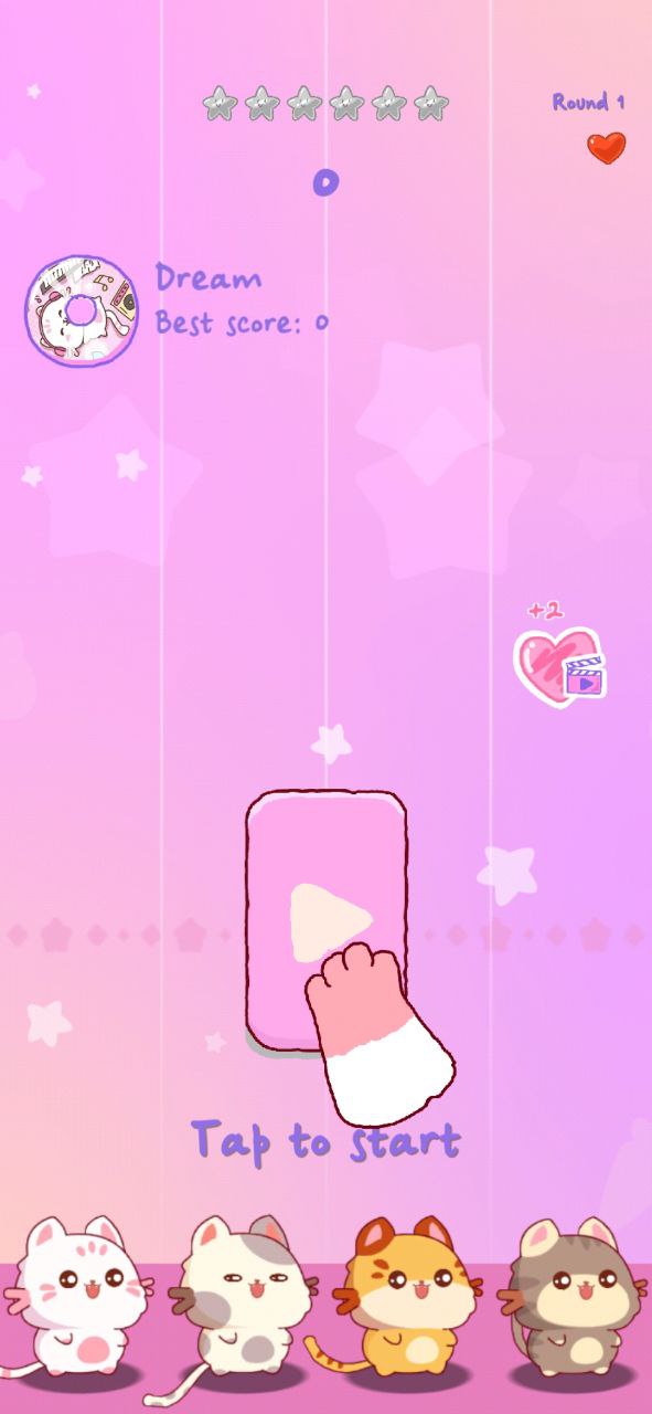 اسکرین شات 6 بازی Cats Tiles: Piano Meow