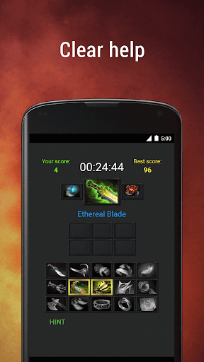 اسکرین شات 6 برنامه Dota Plus Items