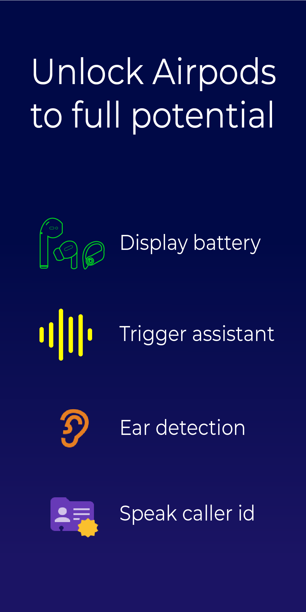 اسکرین شات 5 برنامه Assistant Trigger: for AirPods