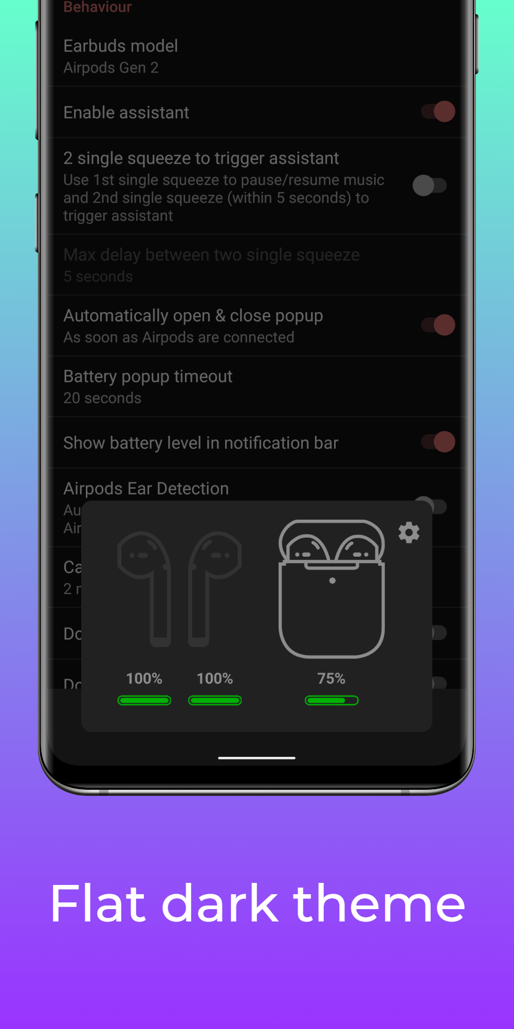 اسکرین شات 2 برنامه Assistant Trigger: for AirPods