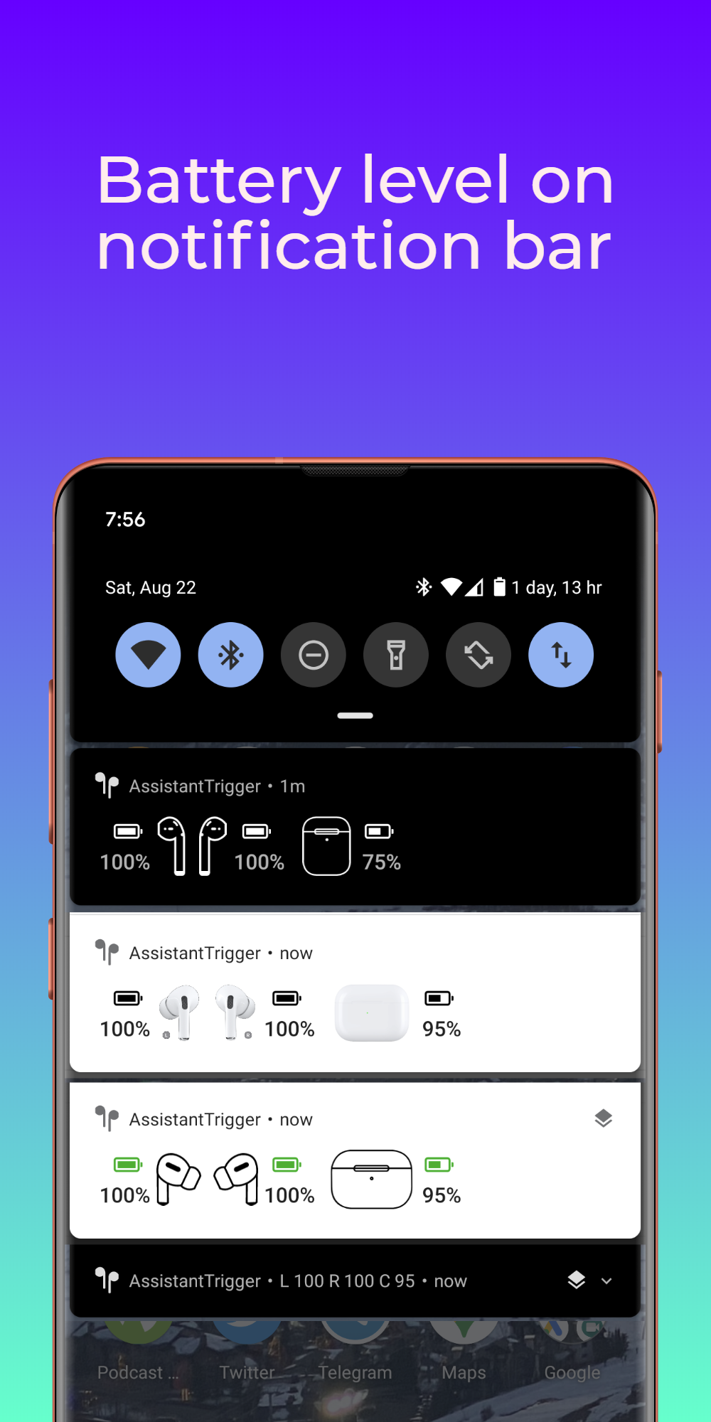 اسکرین شات 3 برنامه Assistant Trigger: for AirPods