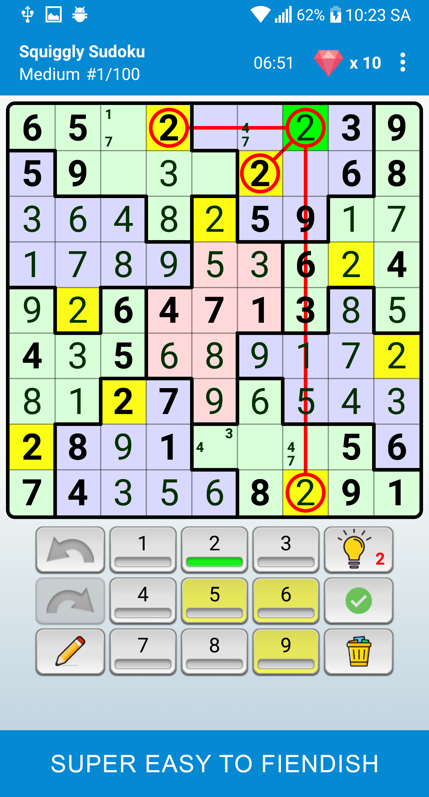 اسکرین شات 8 بازی Sudoku - Classic Puzzle Game