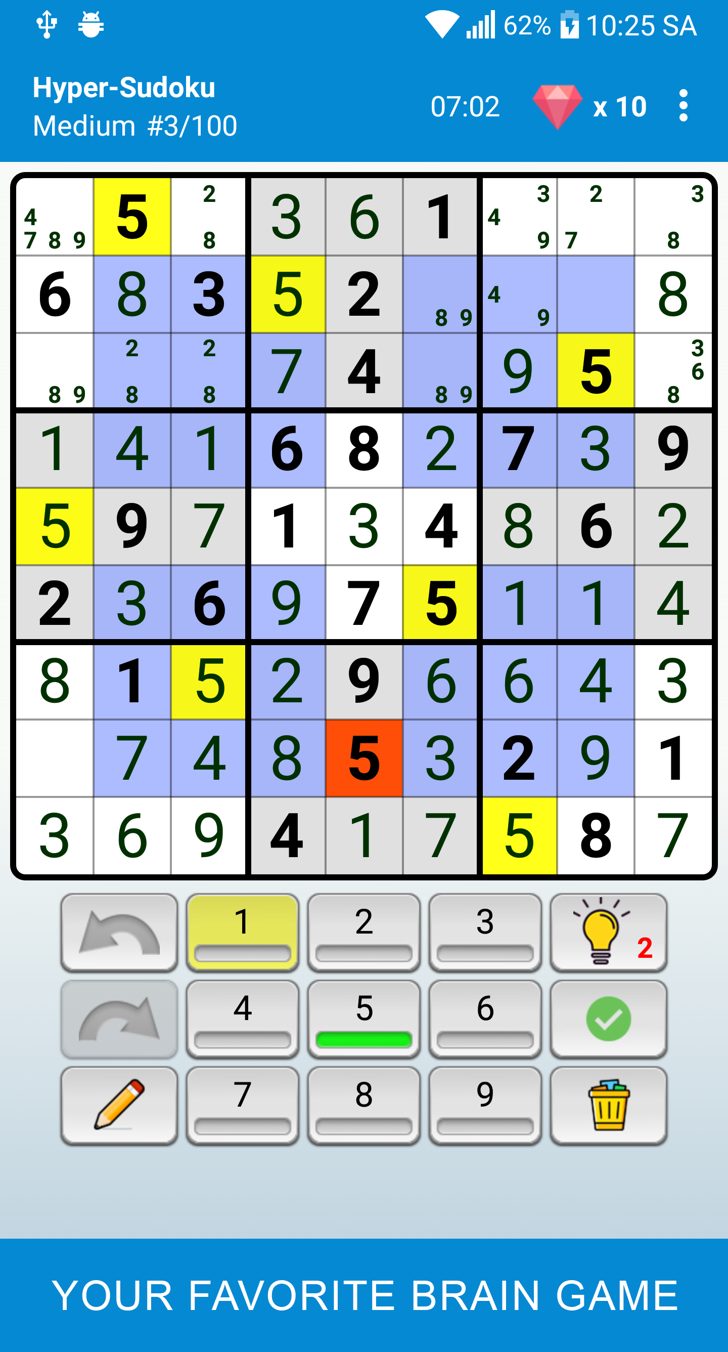 اسکرین شات 4 بازی Sudoku - Classic Puzzle Game