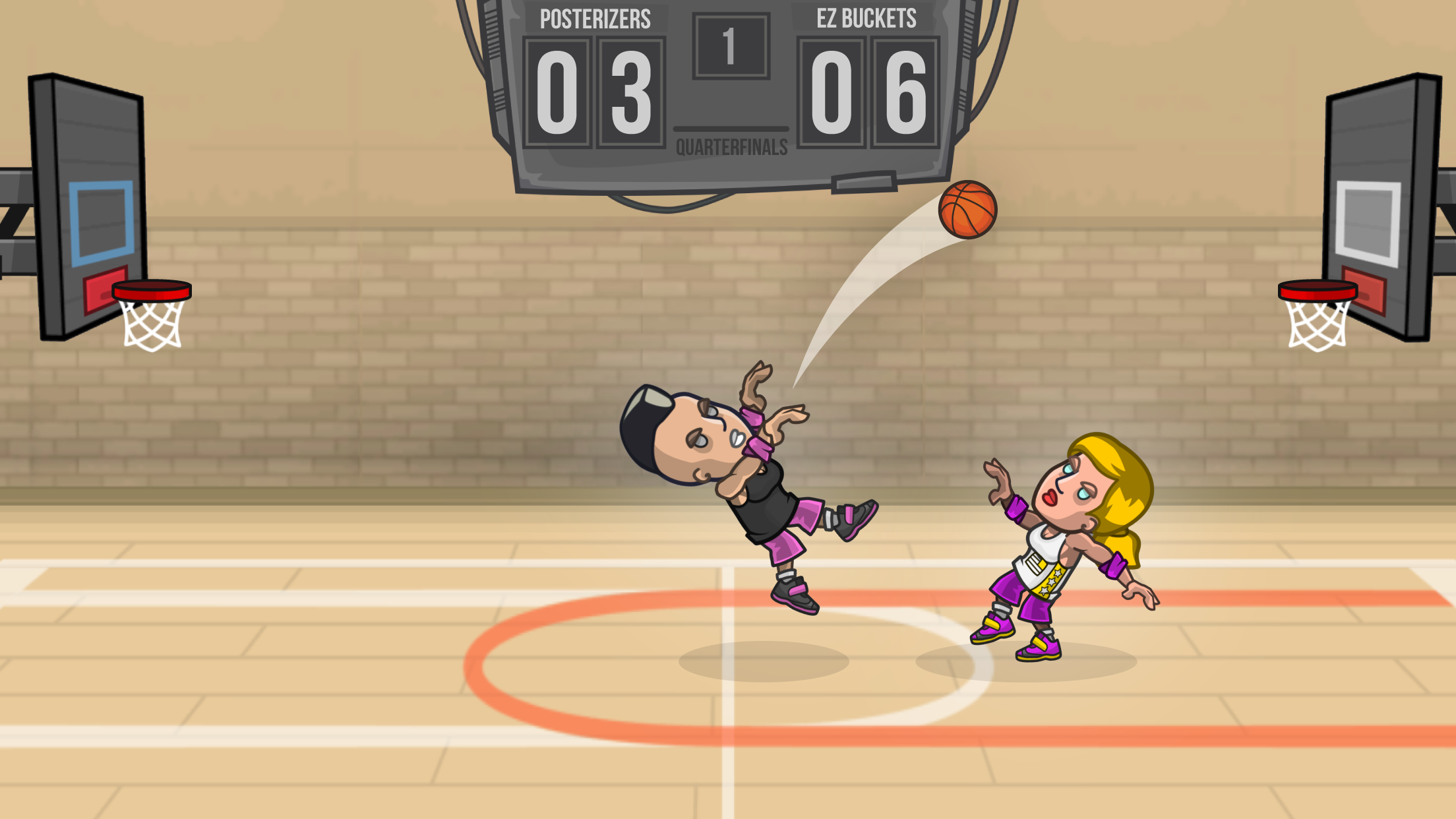 اسکرین شات 4 بازی Basketball Battle