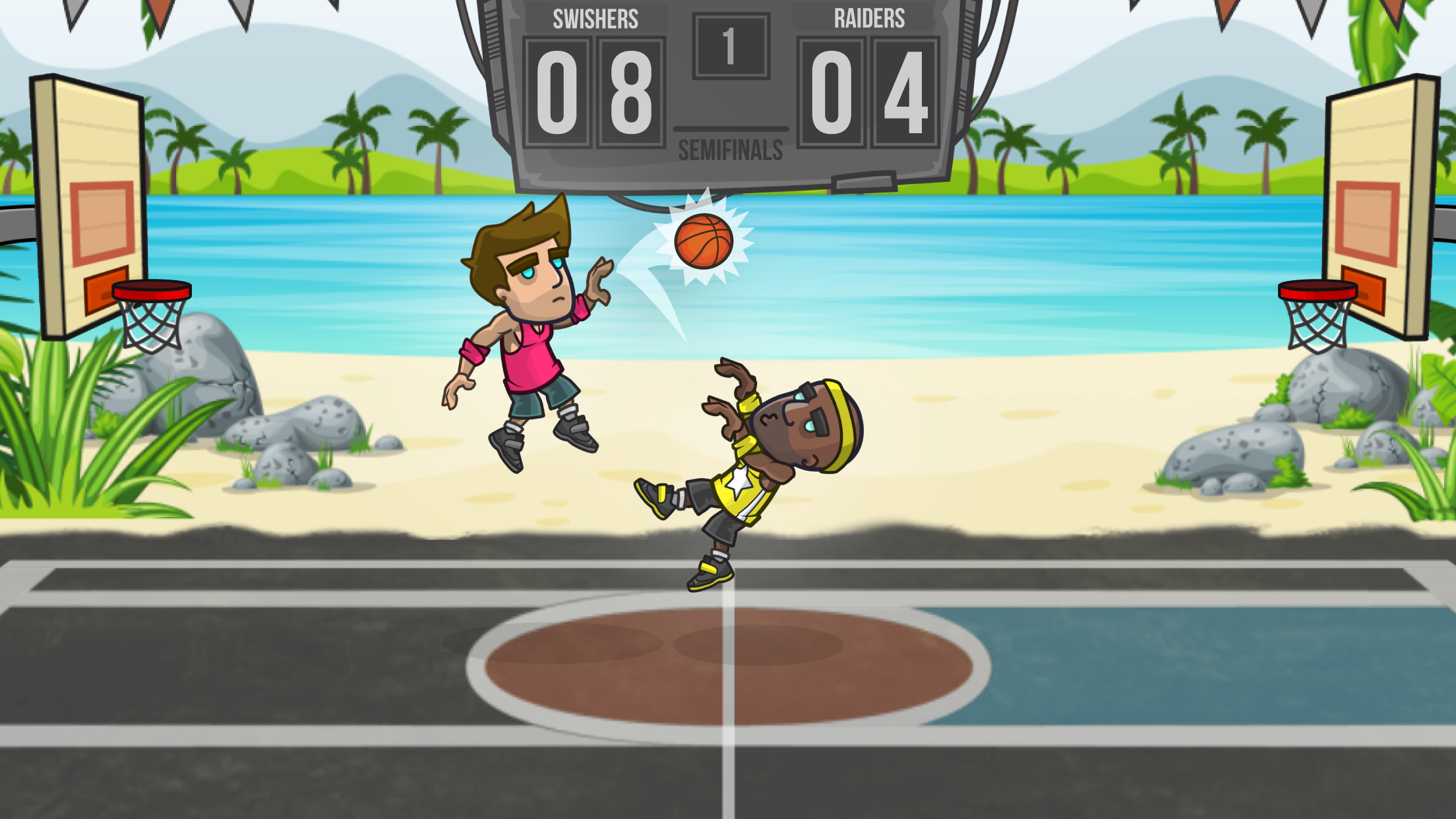 اسکرین شات 3 بازی Basketball Battle