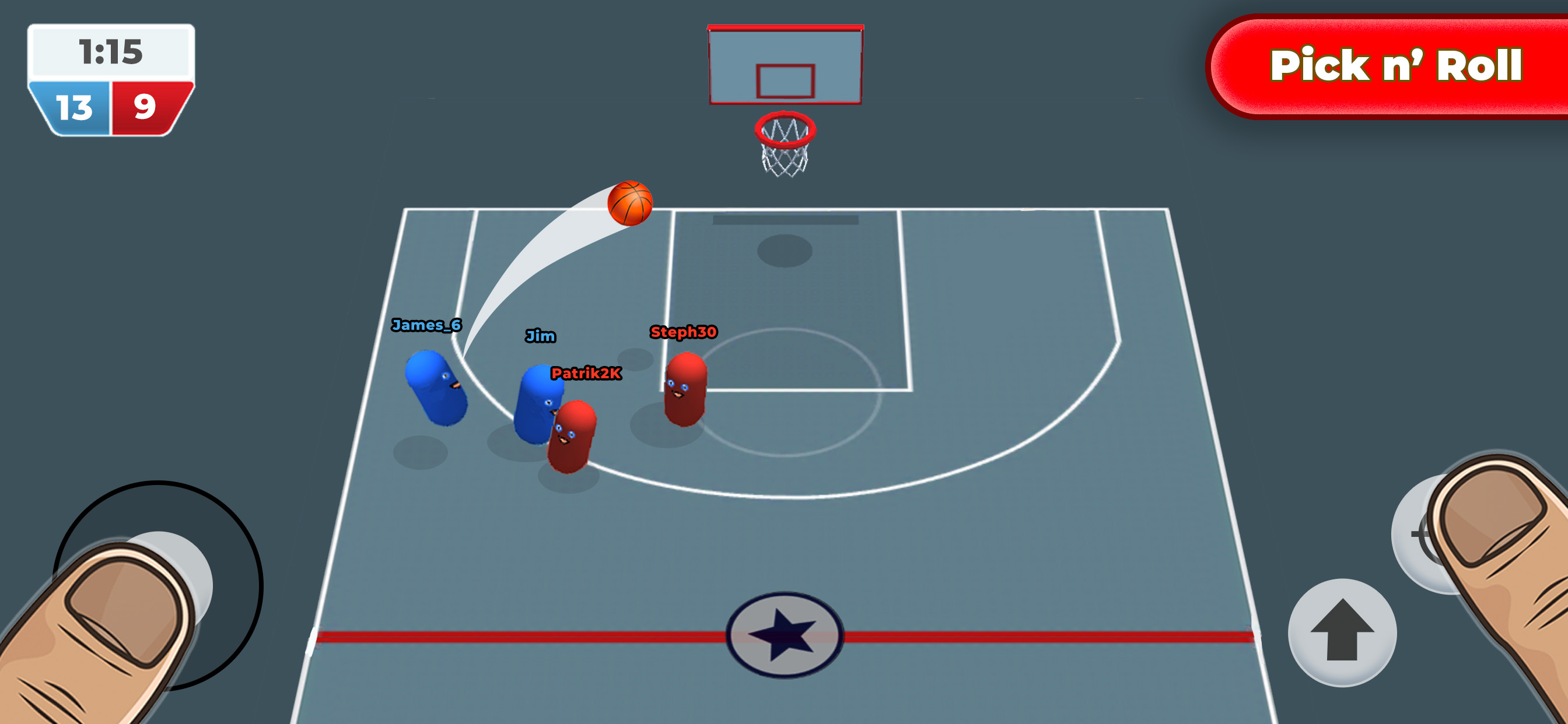 اسکرین شات 1 بازی Basketball Rift - Sports Game