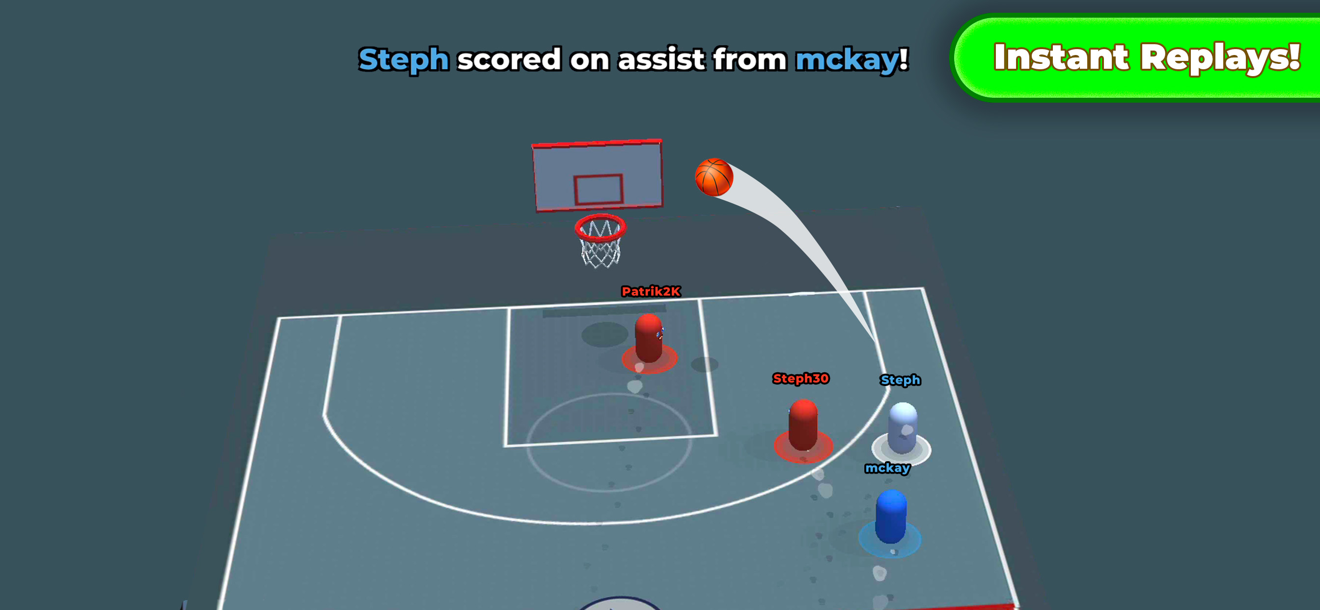 اسکرین شات 3 بازی Basketball Rift - Sports Game