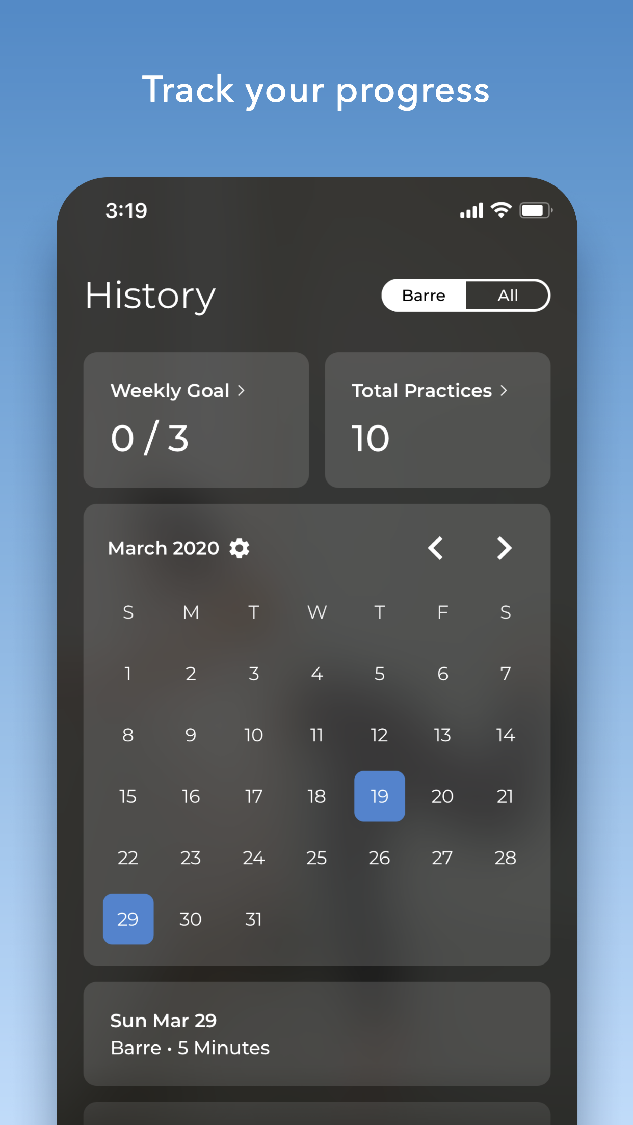 اسکرین شات 4 برنامه Barre | Down Dog