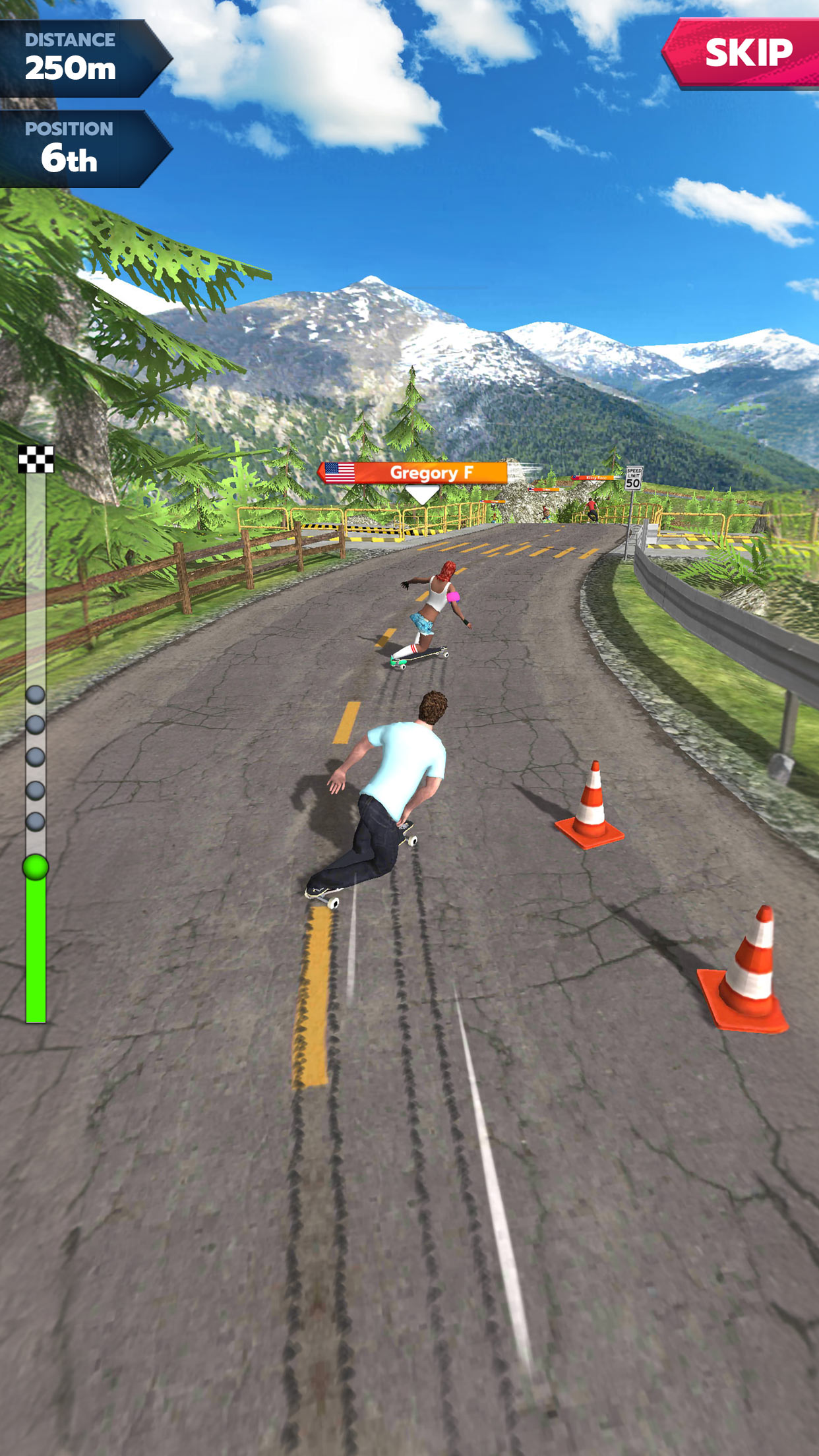 اسکرین شات 3 بازی Downhill Race League
