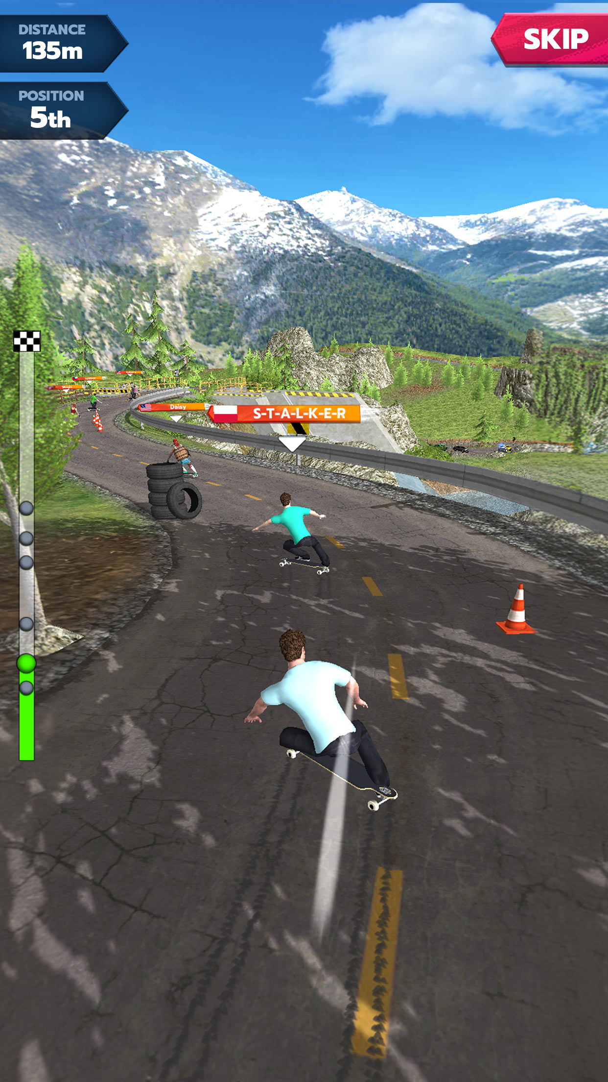 اسکرین شات 7 بازی Downhill Race League