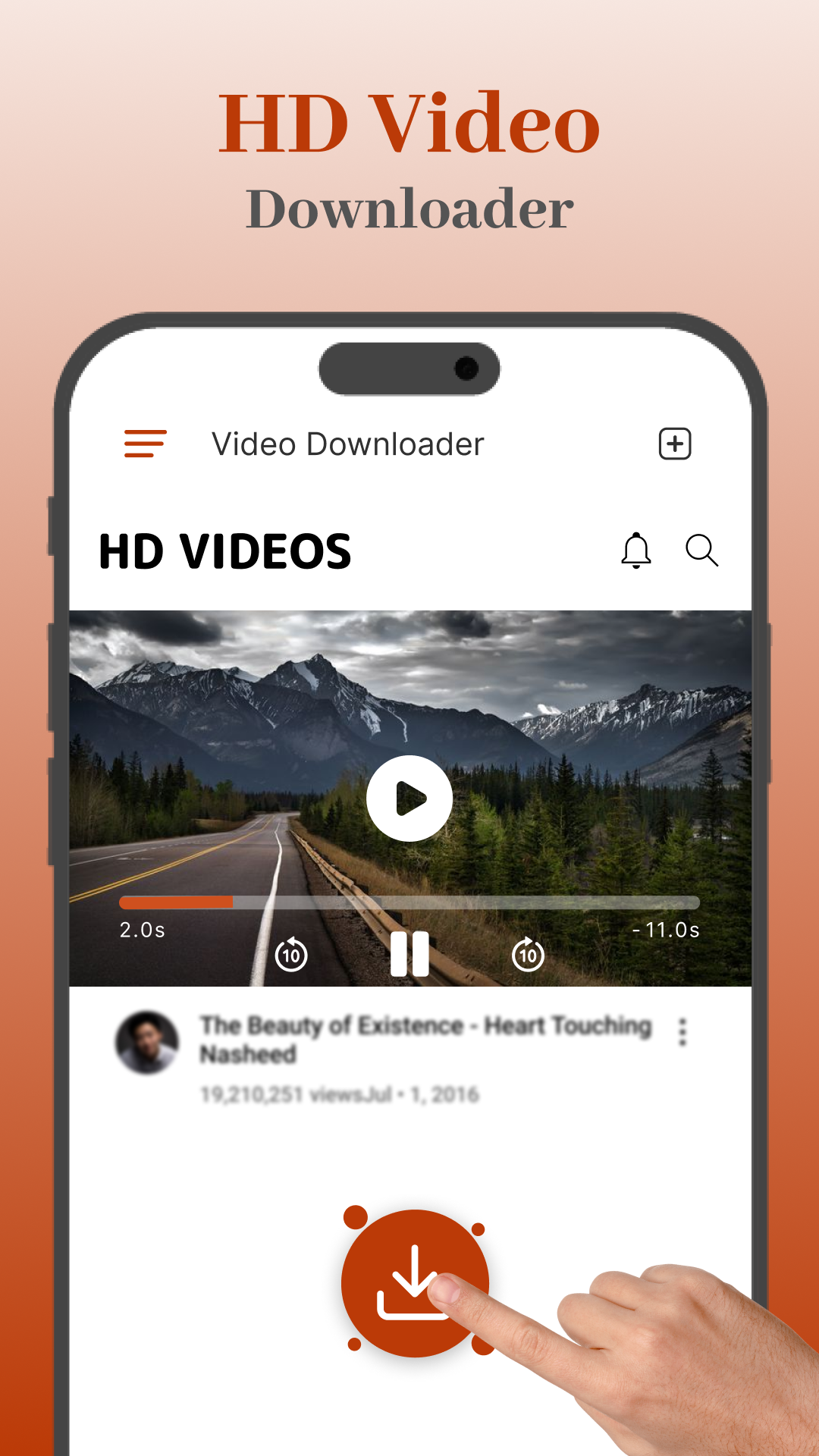 اسکرین شات 2 برنامه HD Video Downloader