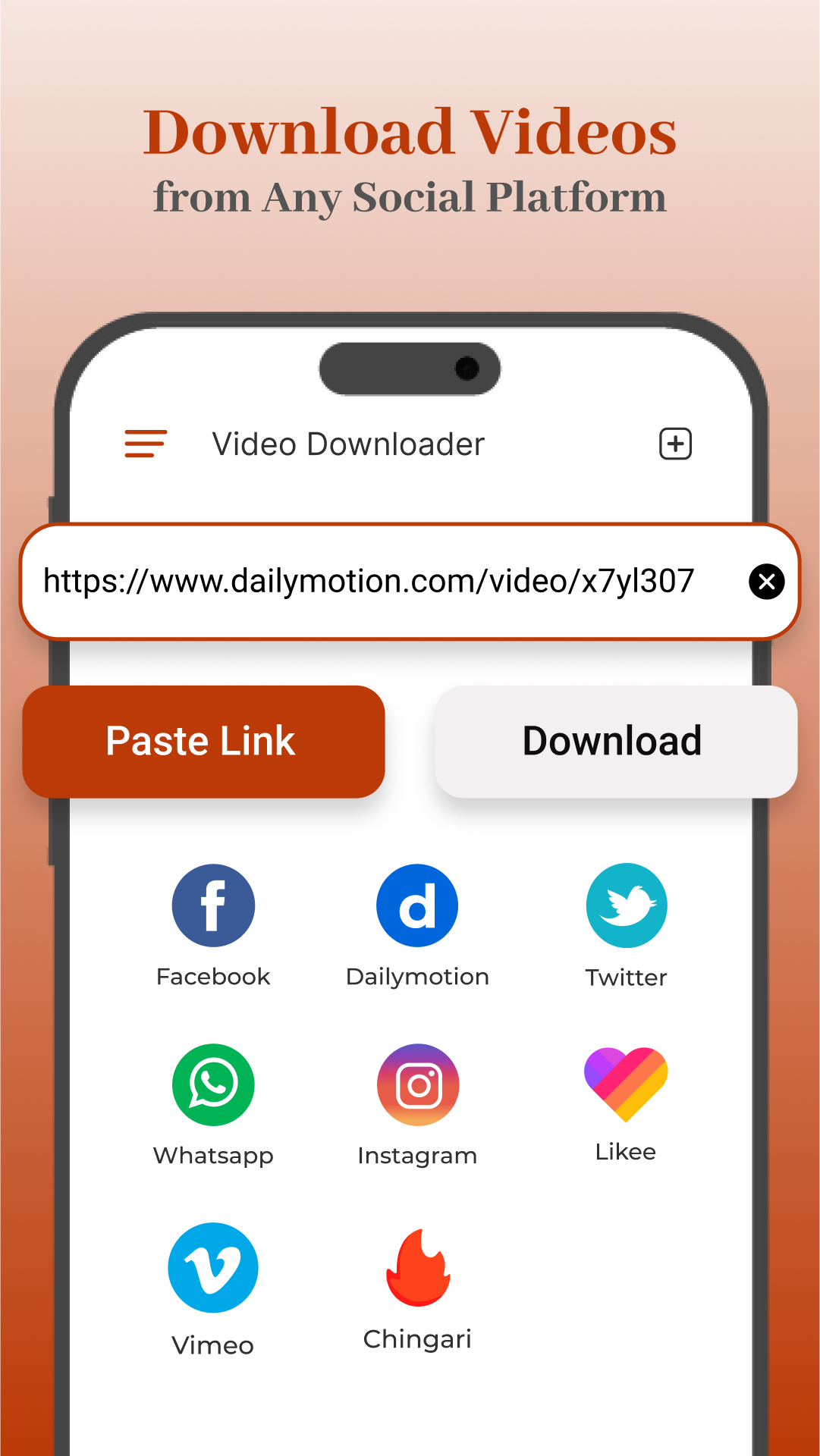 اسکرین شات 1 برنامه HD Video Downloader