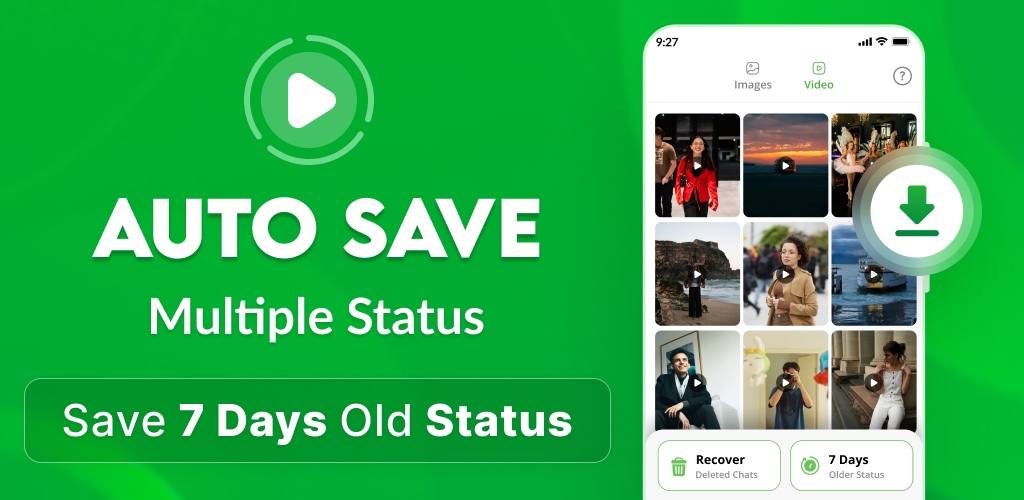 اسکرین شات 1 برنامه Status Saver - Video Download