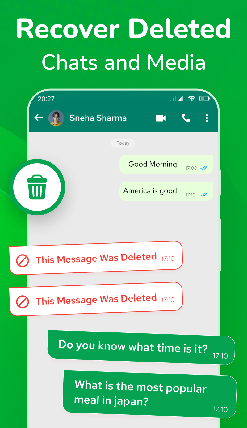 اسکرین شات 3 برنامه Status Saver - Video Download