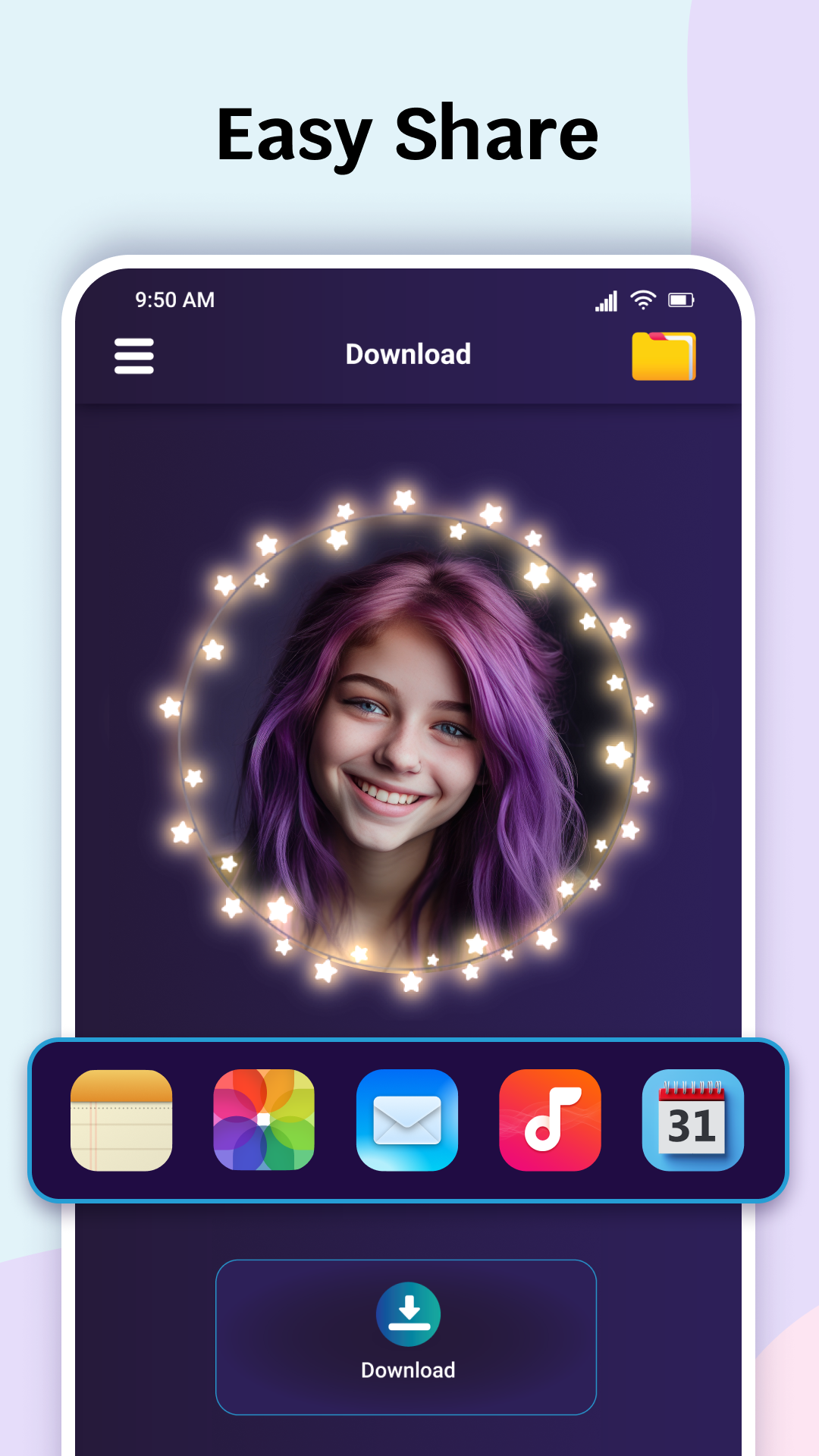 اسکرین شات 2 برنامه DP Frame Profile Picture Frame