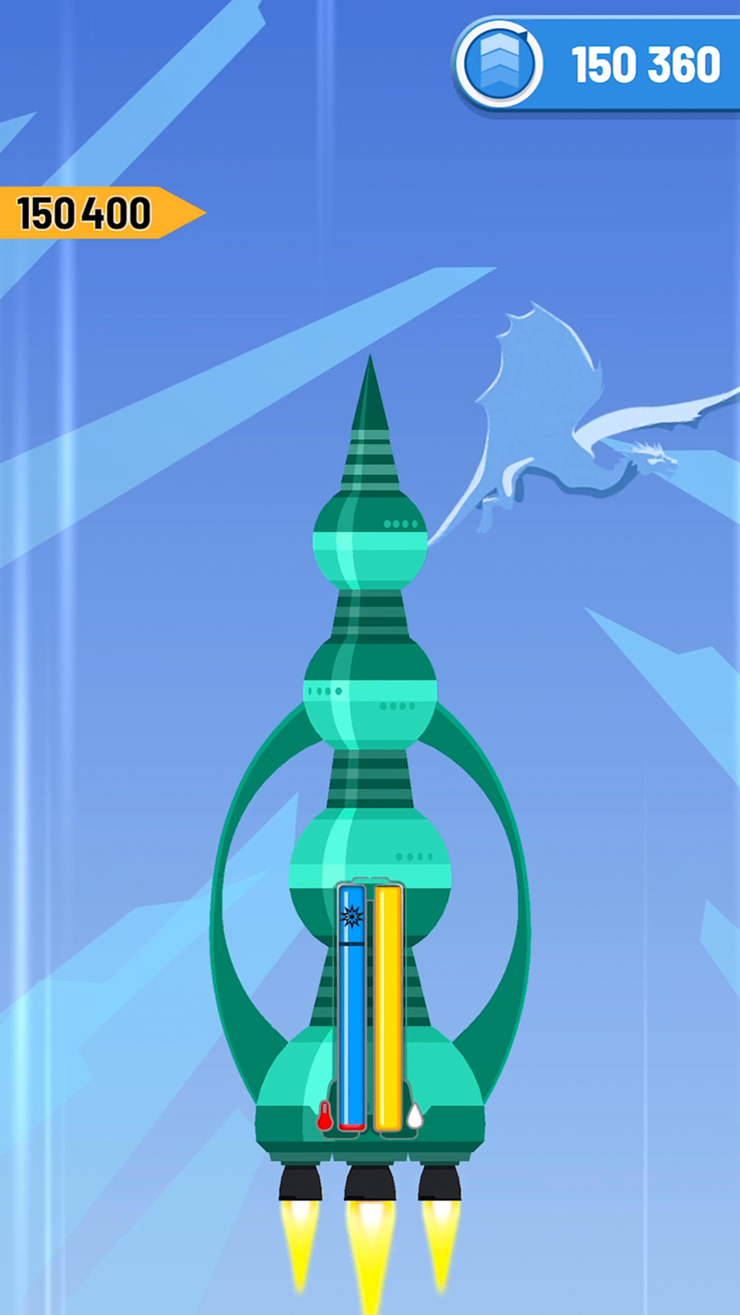 اسکرین شات 2 بازی Rocket Sky!