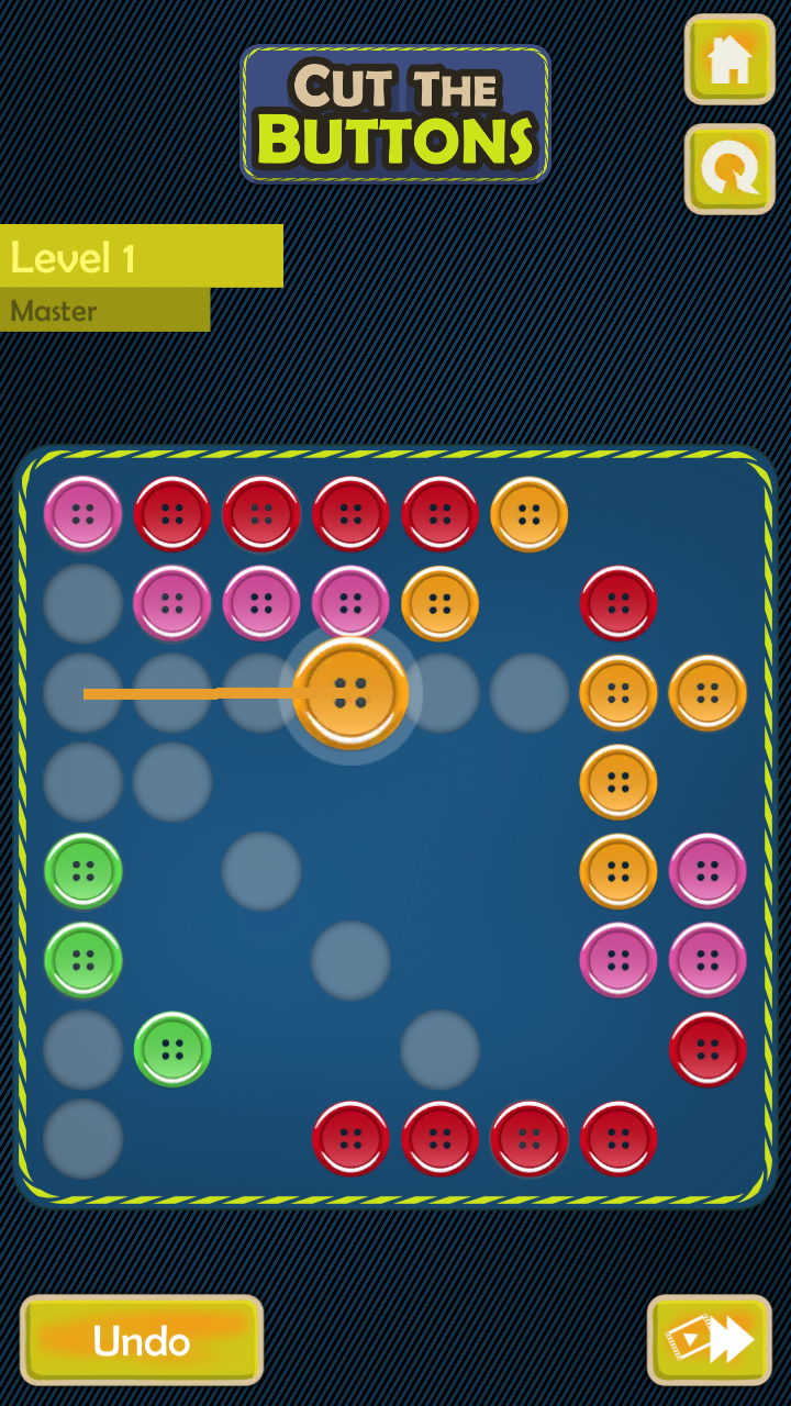 اسکرین شات 2 بازی Cut the Buttons Logic Puzzle