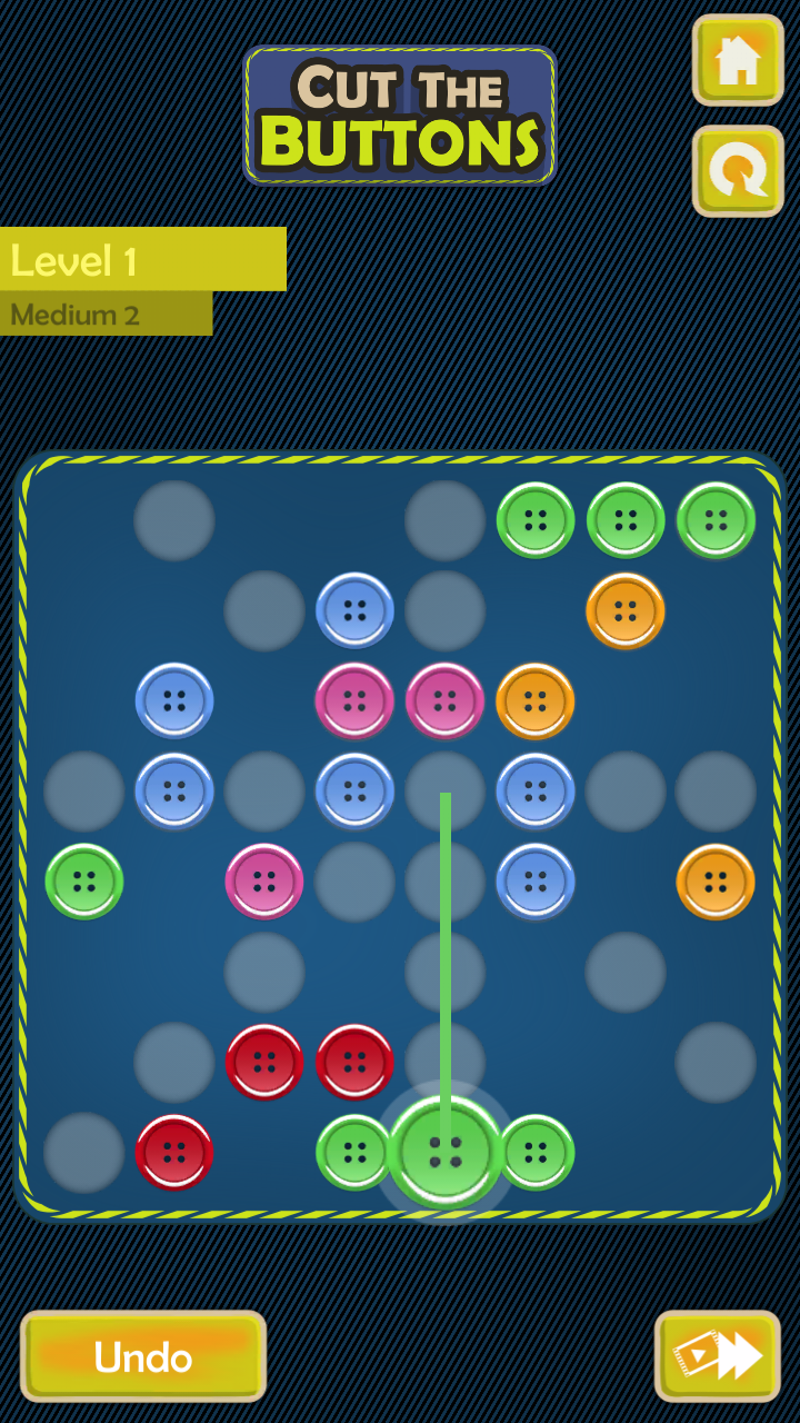 اسکرین شات 1 بازی Cut the Buttons Logic Puzzle