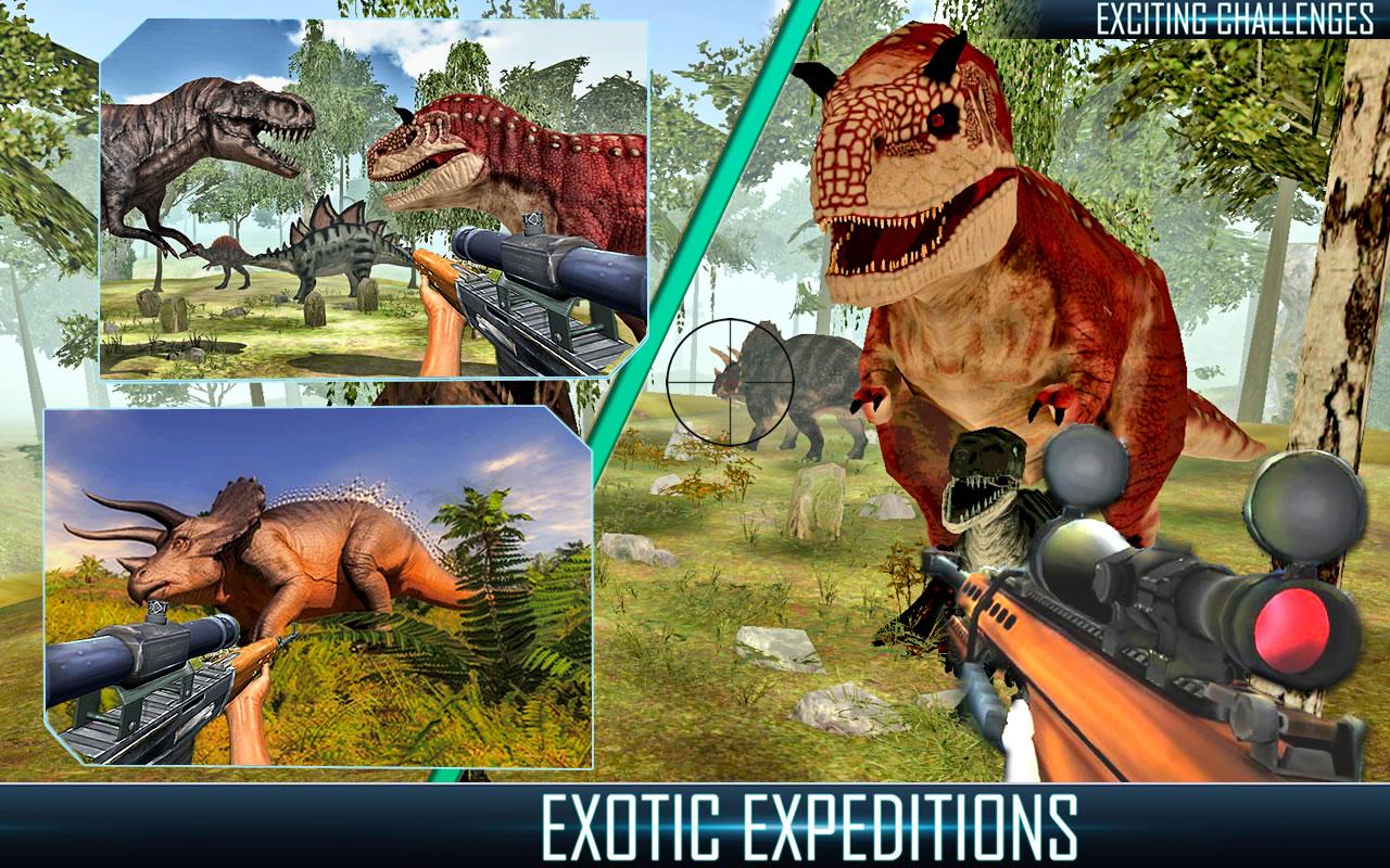 اسکرین شات 5 بازی Dino Games - 3D Hunting Games