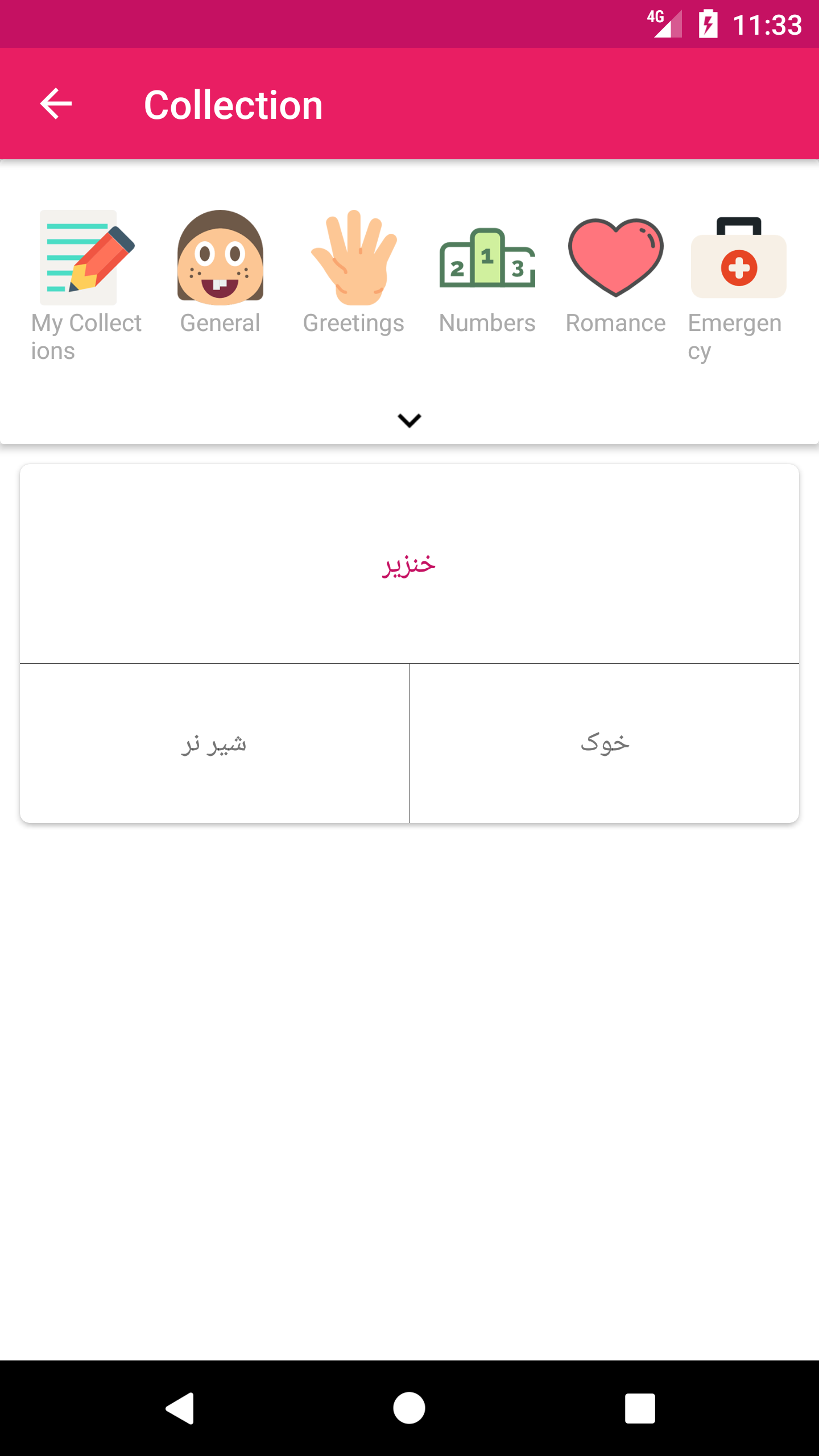 اسکرین شات 5 برنامه Arabic Persian Dictionary