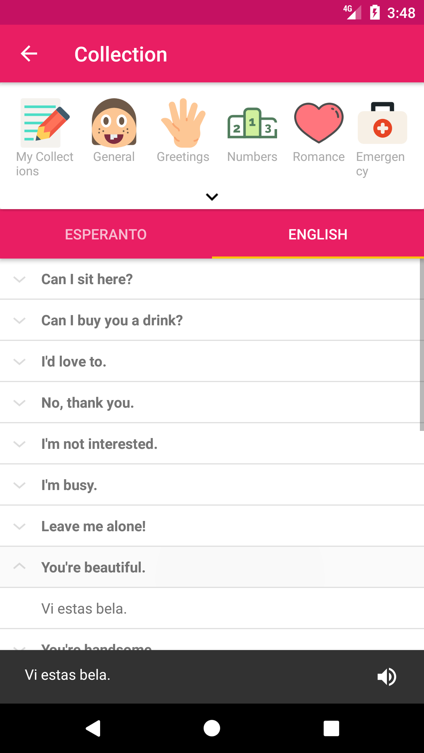 اسکرین شات 6 برنامه Esperanto English Dictionary