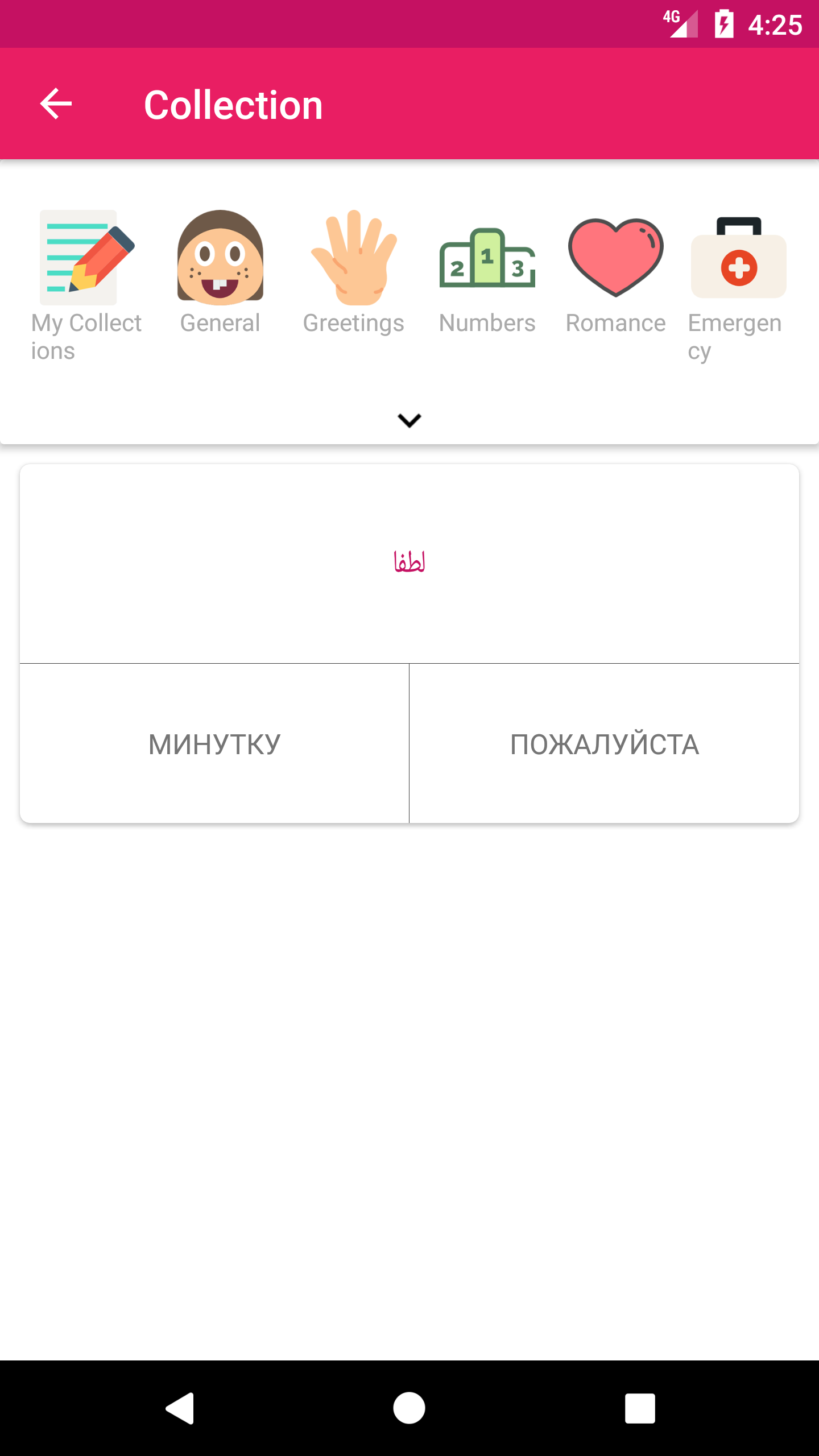 اسکرین شات برنامه Persian Russian Dictionary 5