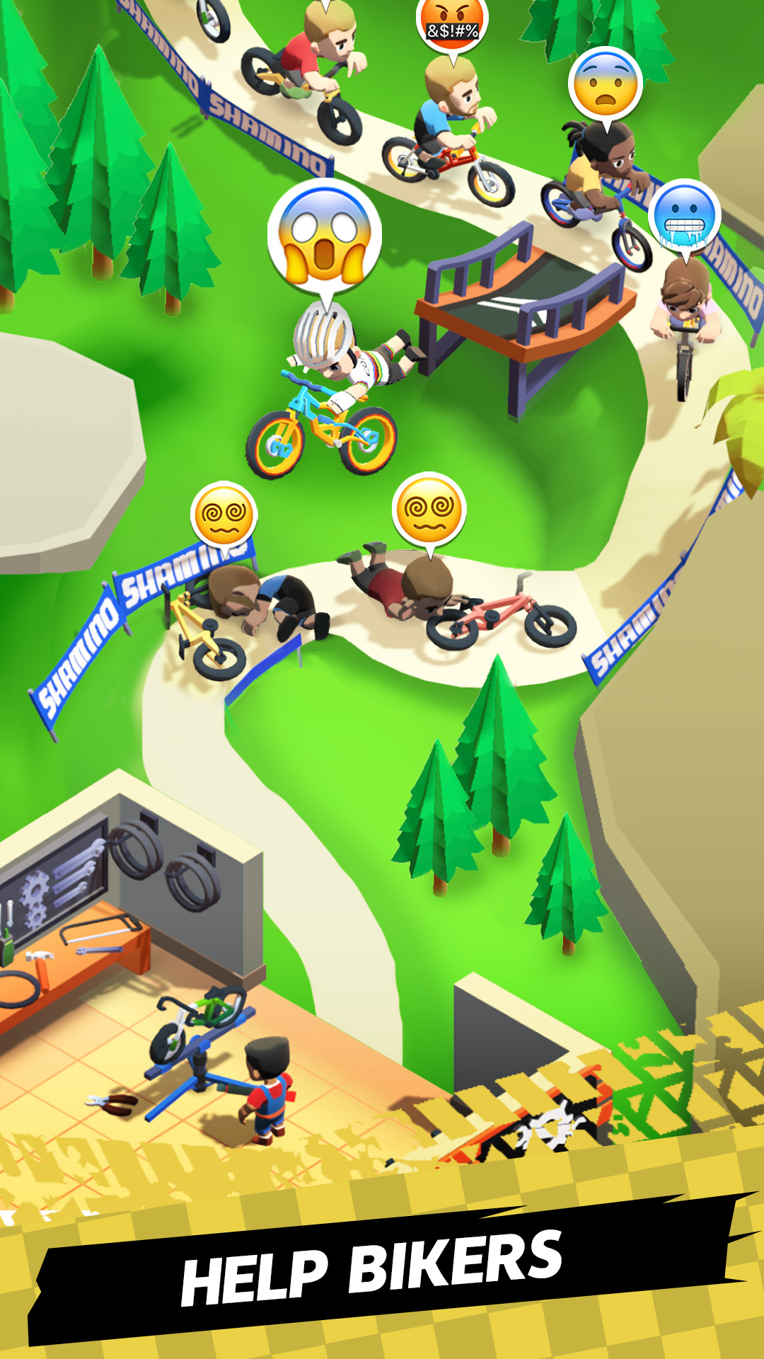 اسکرین شات 1 بازی Mountain Bike Park-Tycoon Game