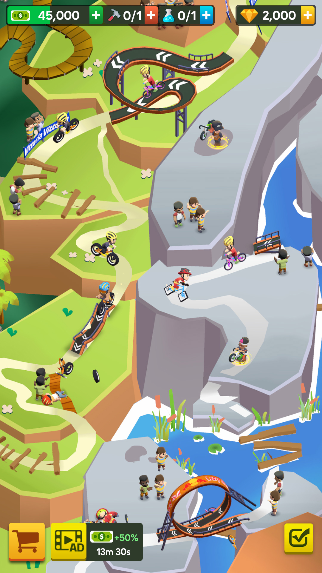 اسکرین شات 5 بازی Mountain Bike Park-Tycoon Game